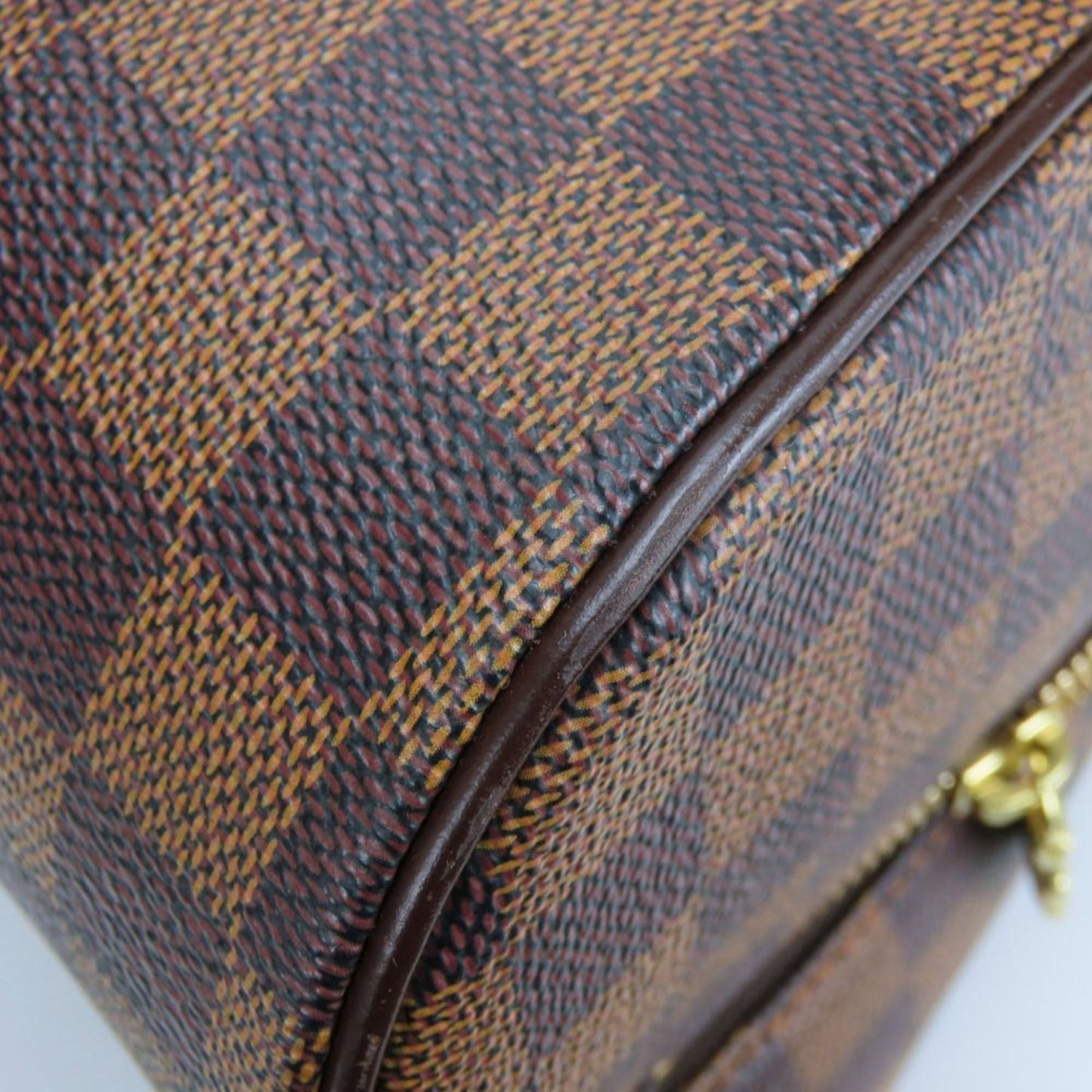 Louis Vuitton Rivera Mm Handbag N41434 Damier Ebene Brown