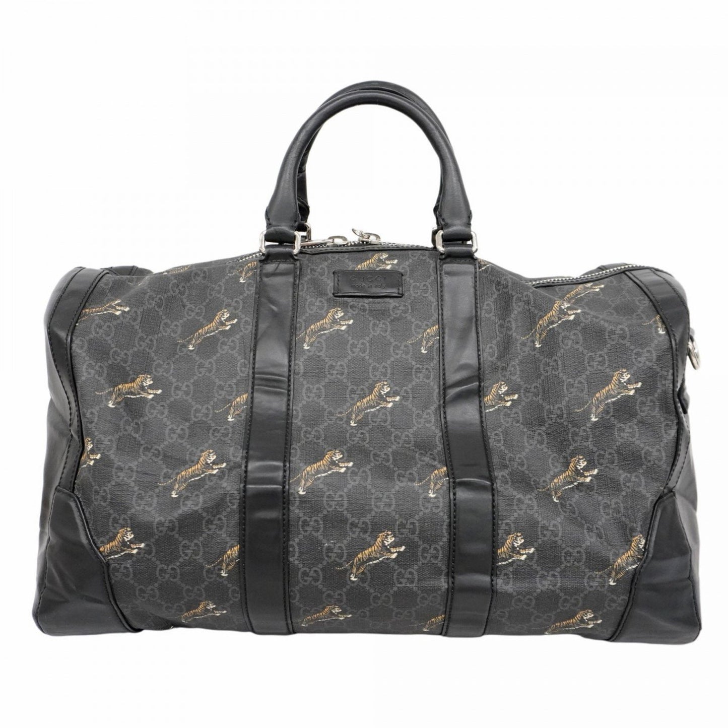 Gucci Gg Supreme Boston Bag 474131 Black