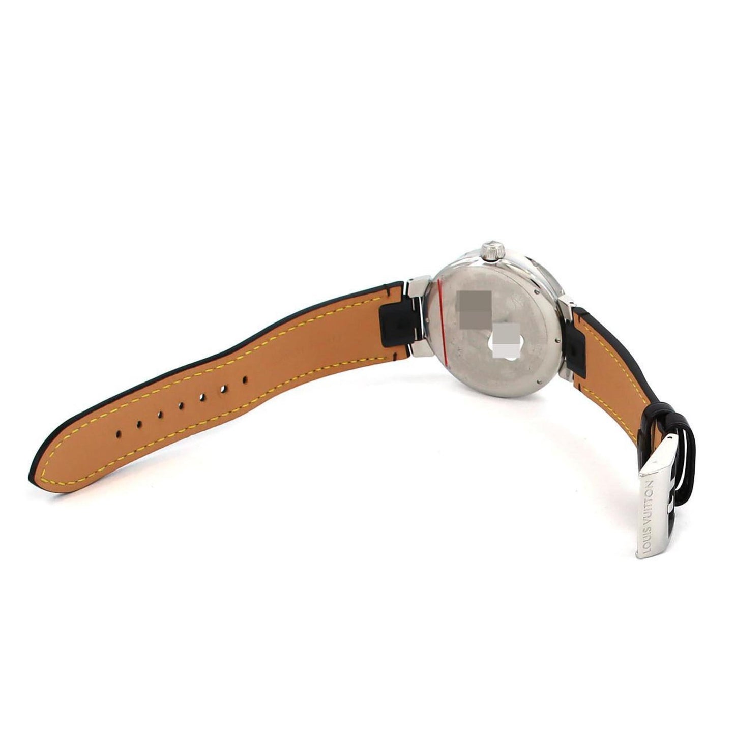 Louis Vuitton Tambour Moon Dual Time Qa105 Ss Wristwatch Quartz