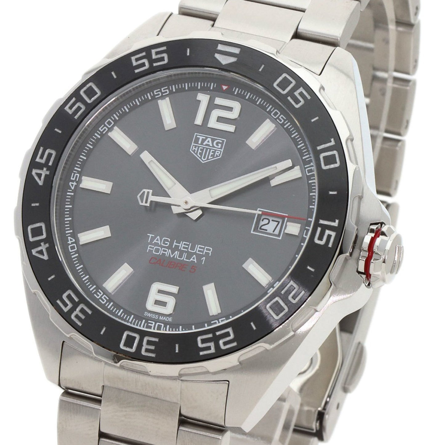 Tag Heuer Wa2011.Ba0842 Formula 1 Calibre 5 Date Watch Stainless Steel Ss