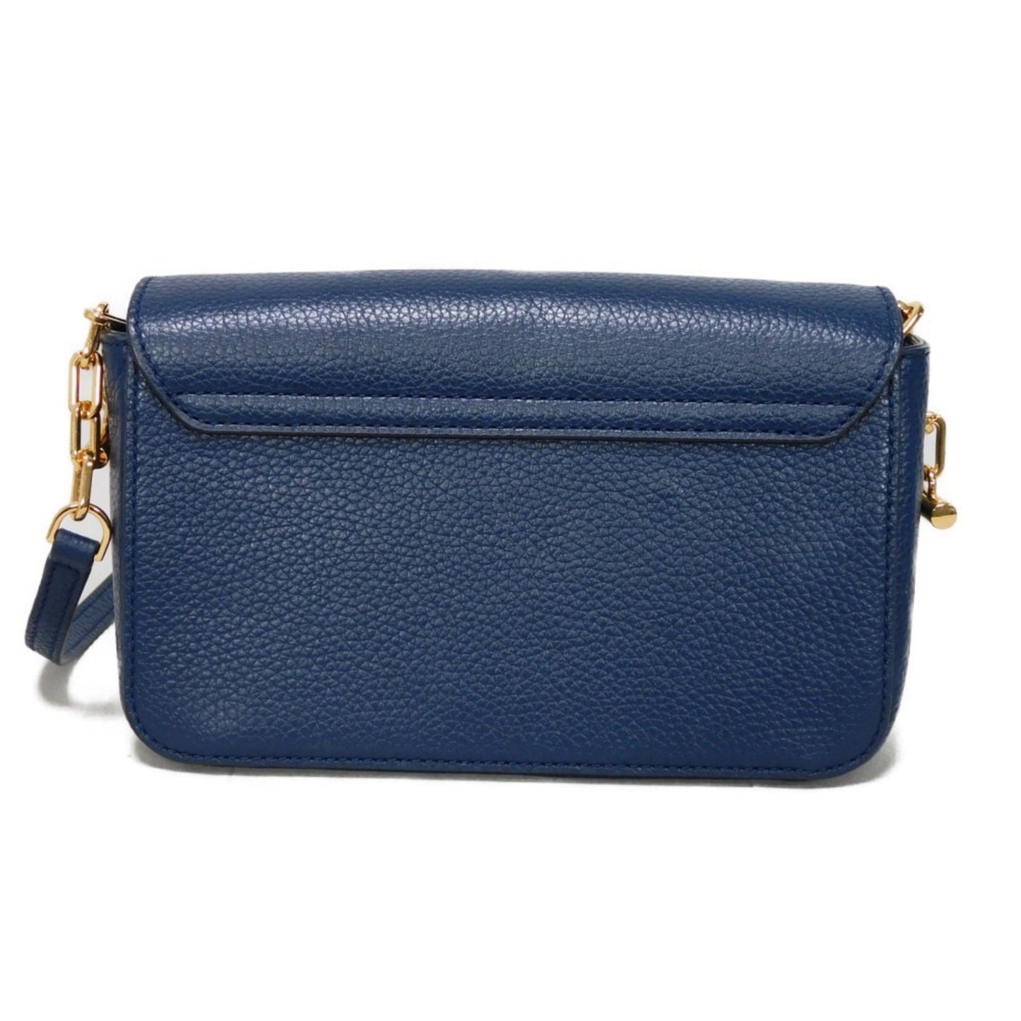 Tory Burch Thea Mini Shoulder Bag Tassel Crossbody Unused Double T Embossed Royal Navy 67303