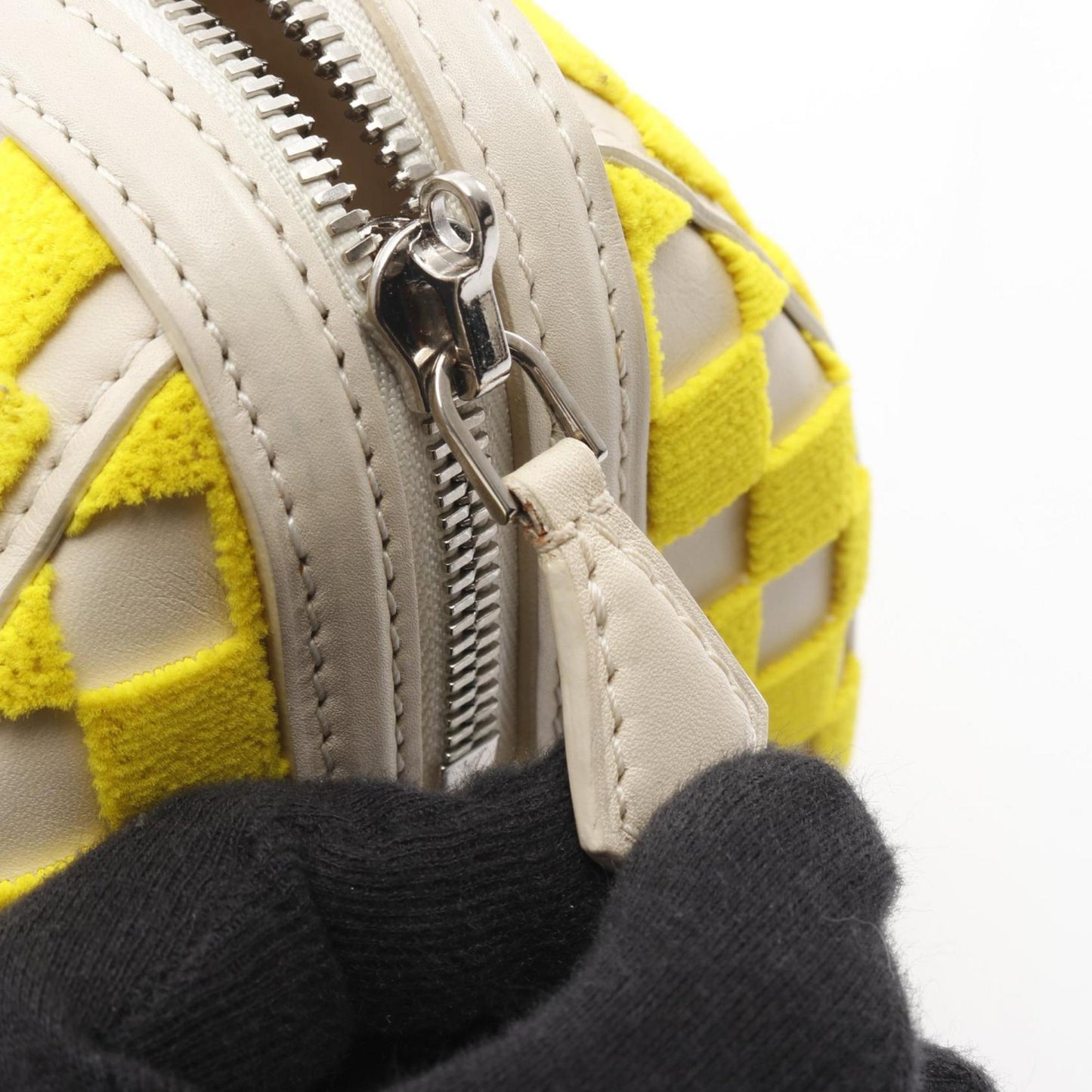 Louis Vuitton Speedy Ew Damier Cubic Jaune Handbag