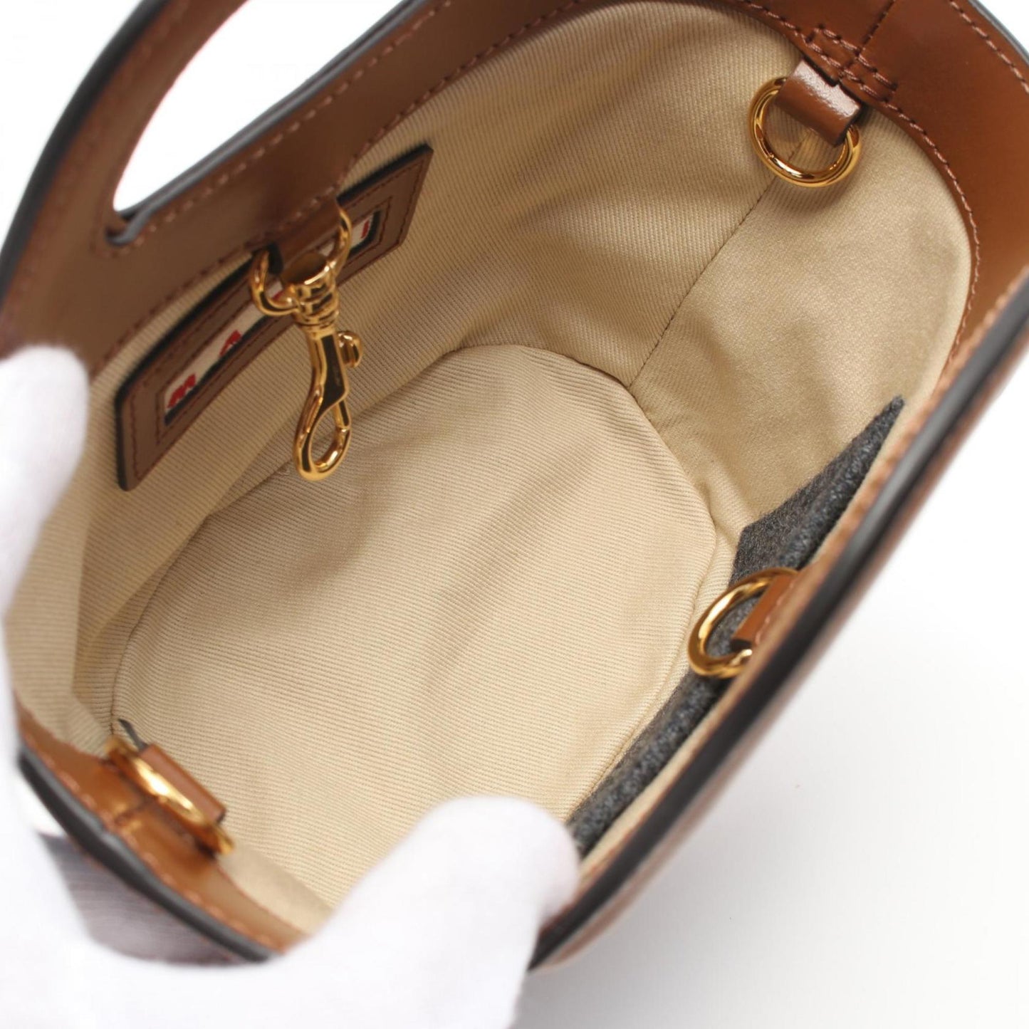 Marni Wool And Leather Handbag For Women