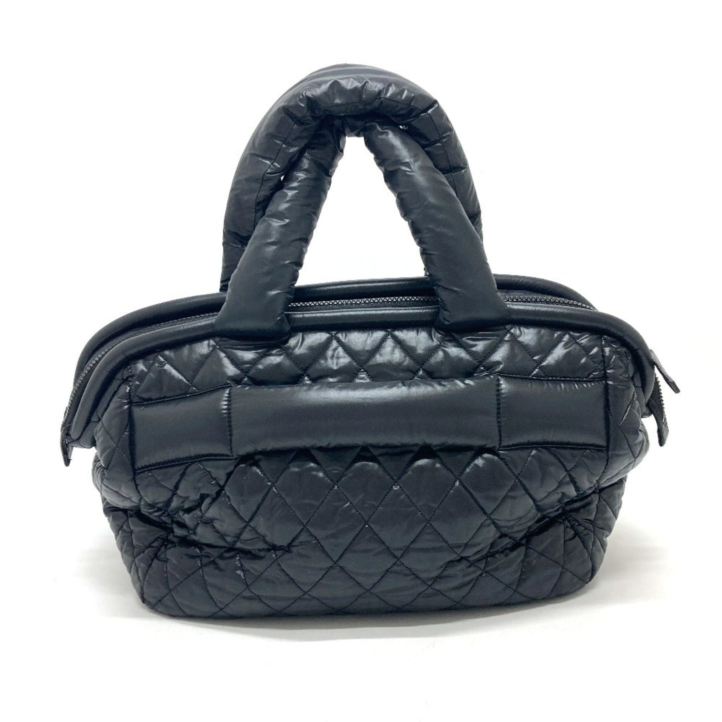 Chanel A47205 Matelasse Coco Cocoon Bag Handbag Tote Boston Nylon