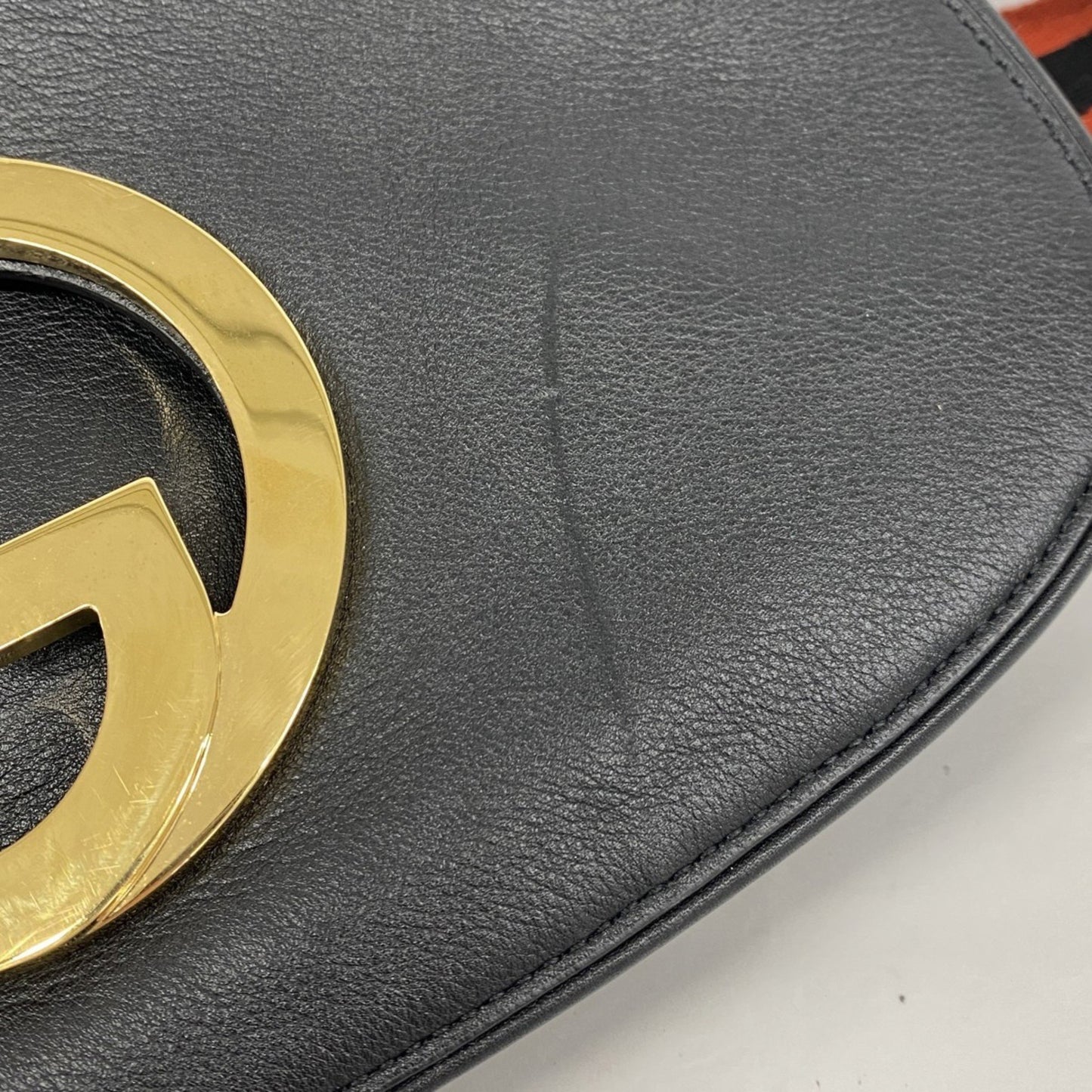Gucci Blondie Shoulder Bag 699210 Leather Black