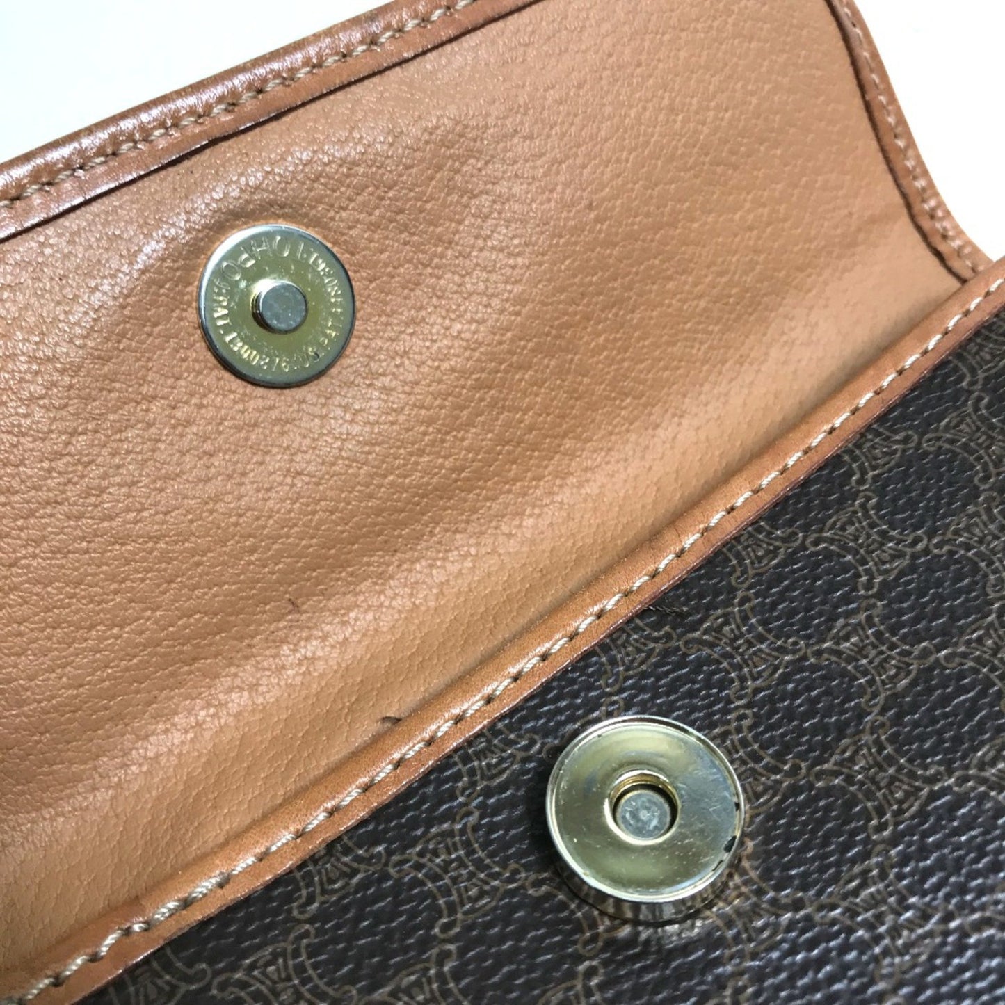 Celine Bag 2Way Cluch Bag Waist Pouch Brown