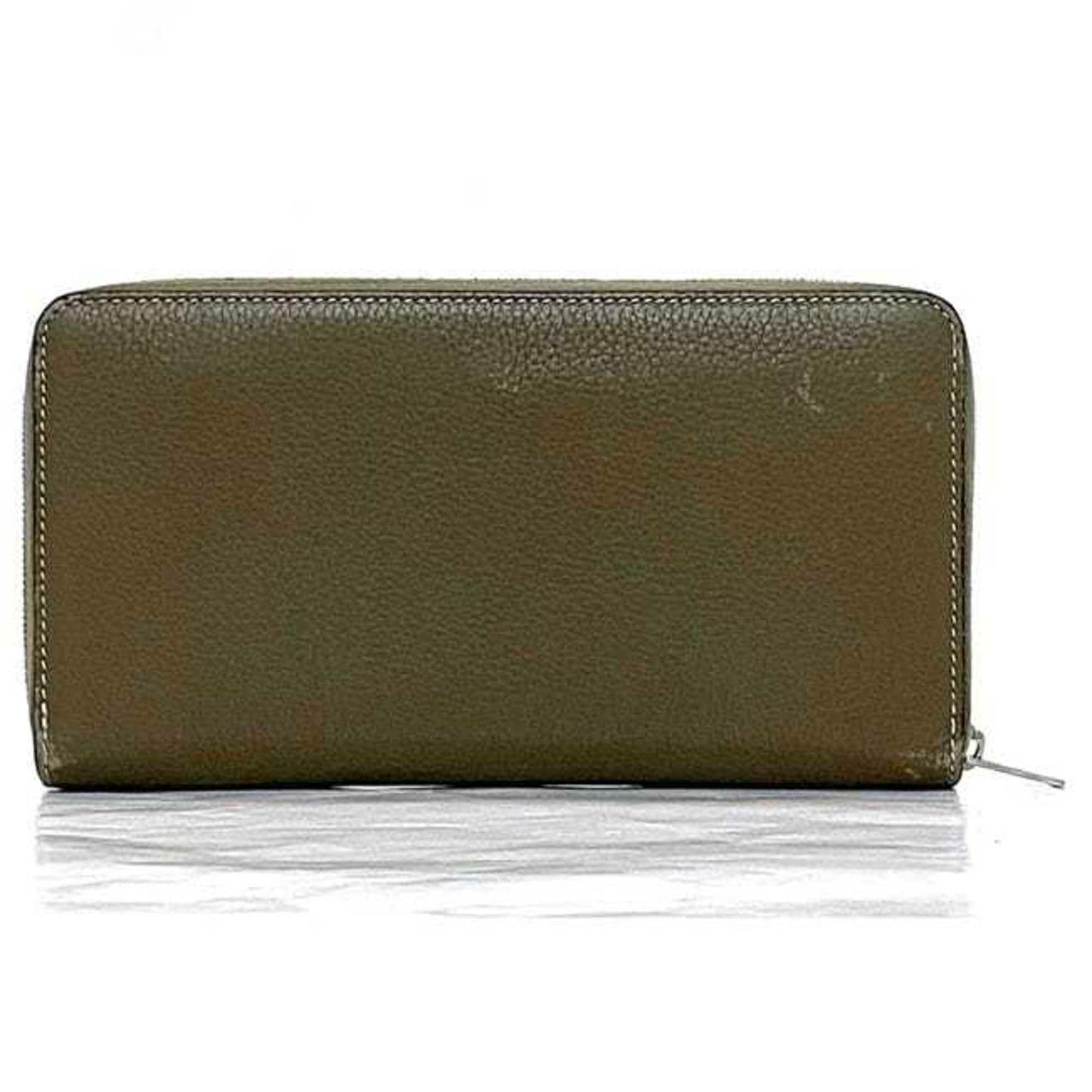 Celine Round Long Wallet Large Zipped Ec-22339 Greige 105003Afe.09So Leather W-Lm-3158 Celine