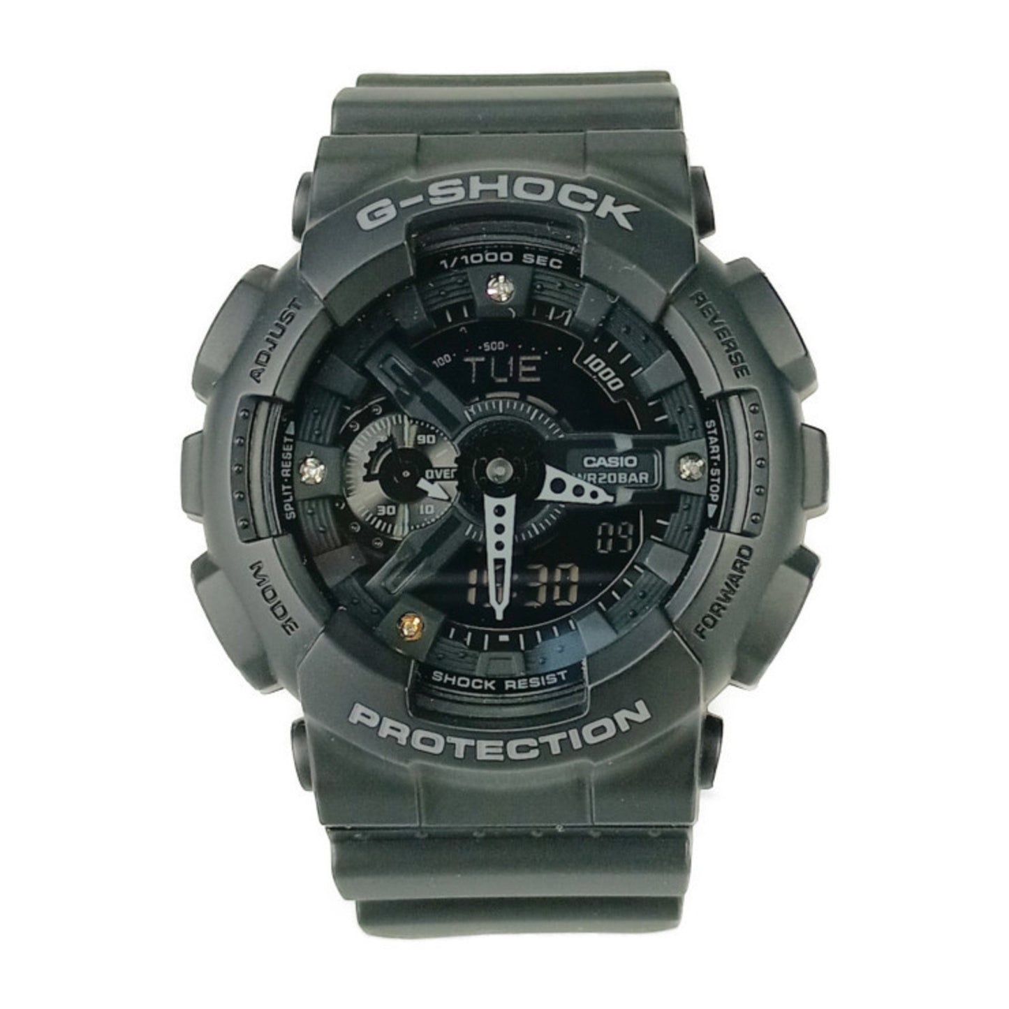 Casio Casio Watch G-Shock 35Th Anniversary Diamond Index Model Ga-135Dd Black Resin Ss