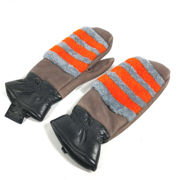 Fendi Fxy018 Mouton Gloves Angora
