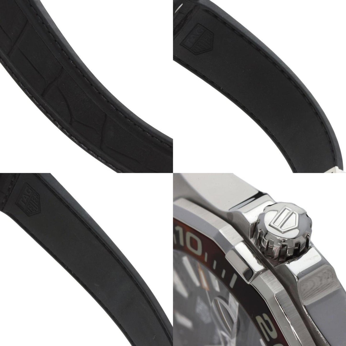 Tag Heuer Way201N Aquaracer Calibre 5 Watch Stainless Steel Rubber