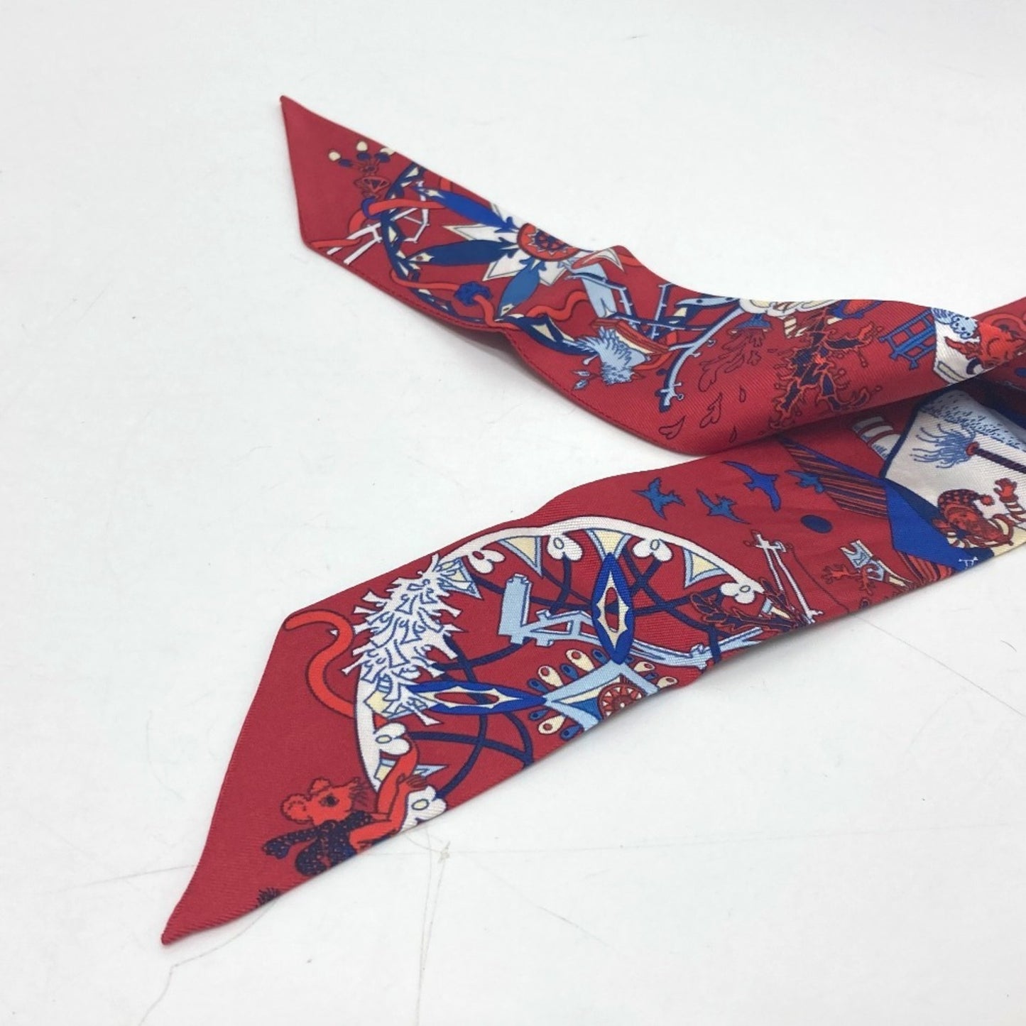 Hermes Animal Twilly Scarf