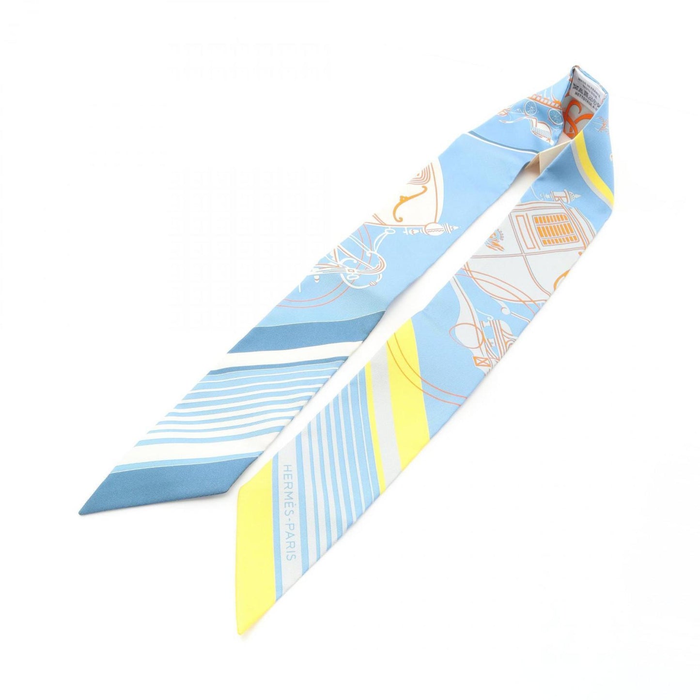 Hermes Herms Twilly Ex-Libris Blue Moyen Jaune