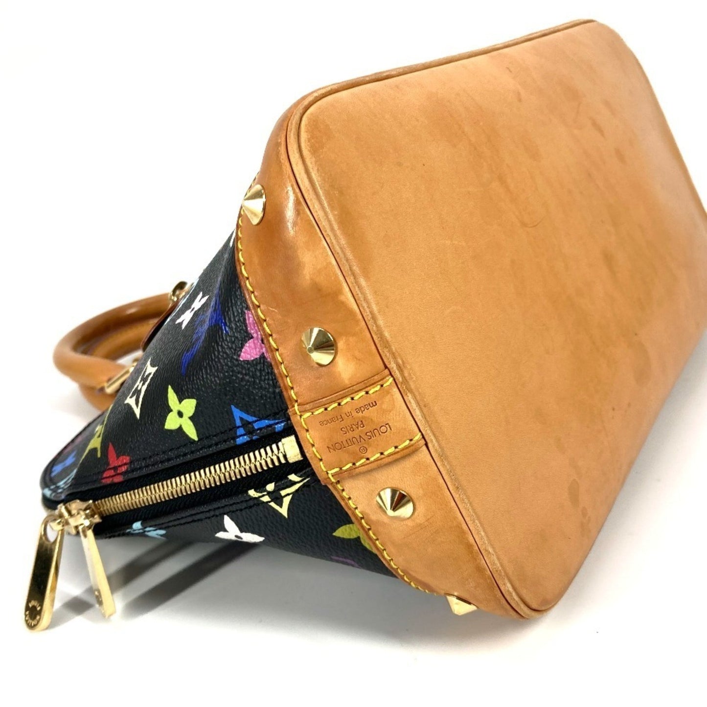 Louis Vuitton M40444 Monogram Multicolor Alma Pm Tote Bag Handbag Canvas