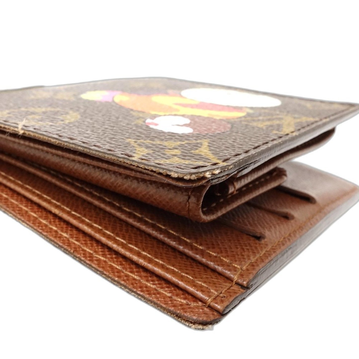 Louis Vuitton Louis Vuitton Monogram Bi-Fold Wallet M61666 Portefeuille Marco Takashi Murakami