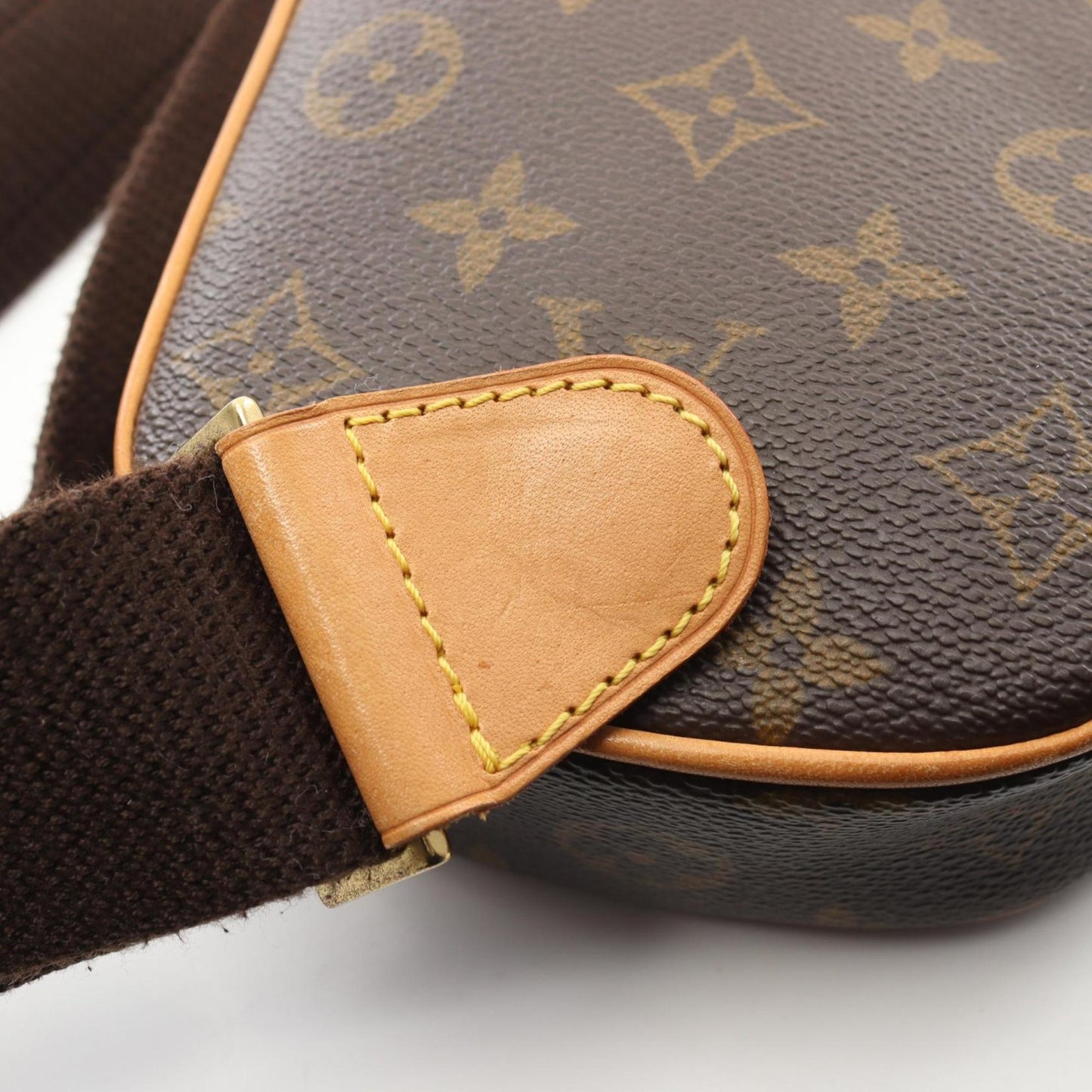 Louis Vuitton Louis Vuitton Pochette Ganju Waist Bag Body Coated Canvas Leather Monogram