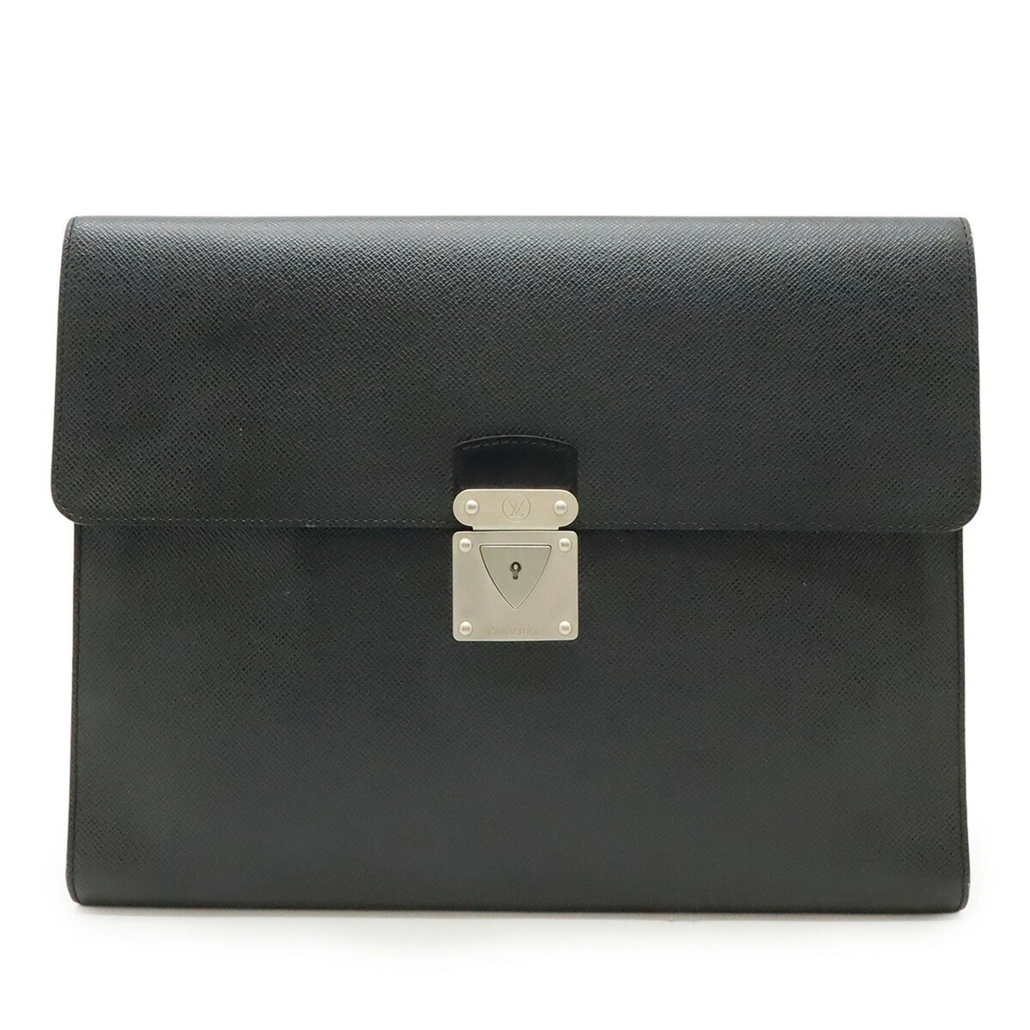 Louis Vuitton Taiga Minute Bag Document Case Leather Ardoise Black M31062