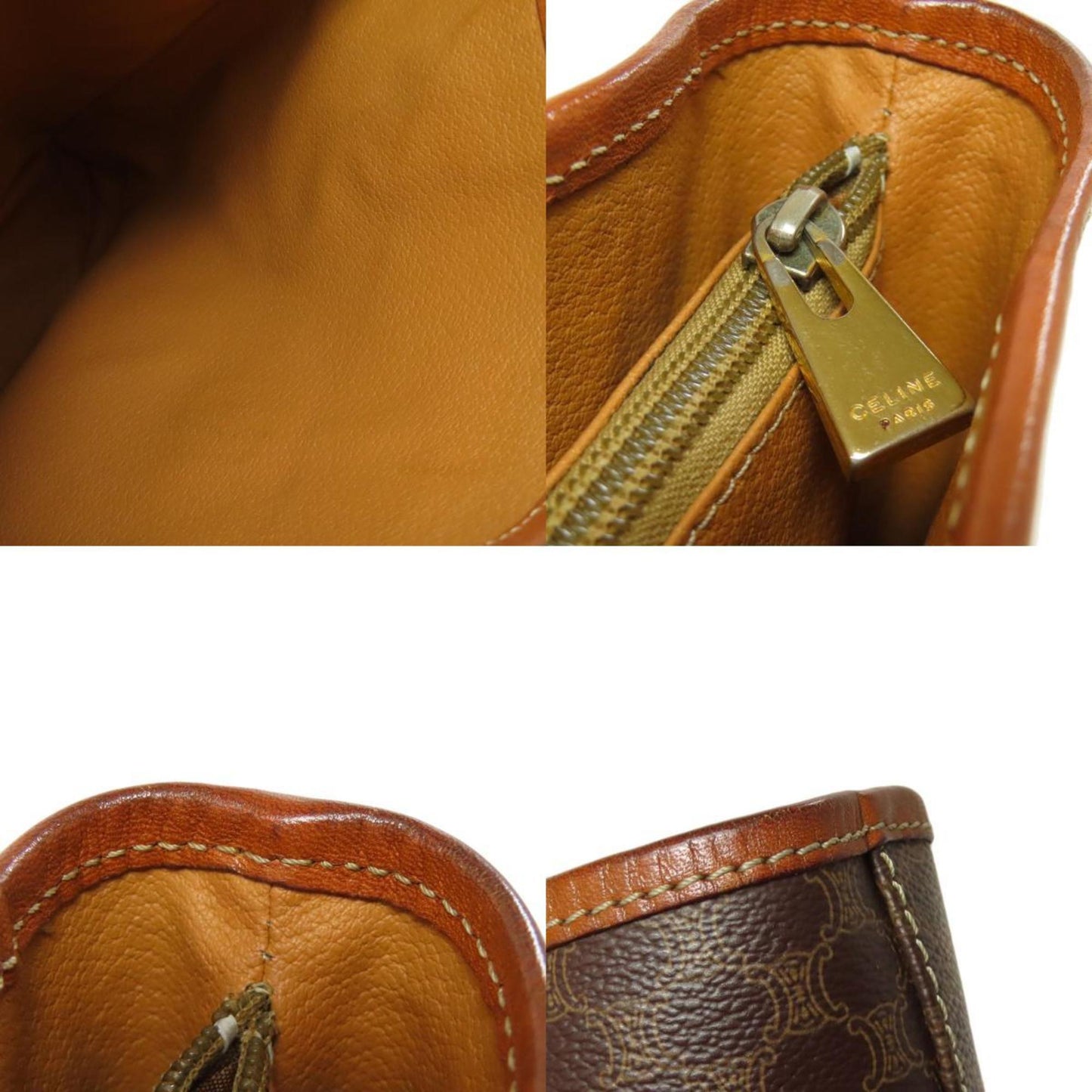 Celine Macadam Tote Bag Leather