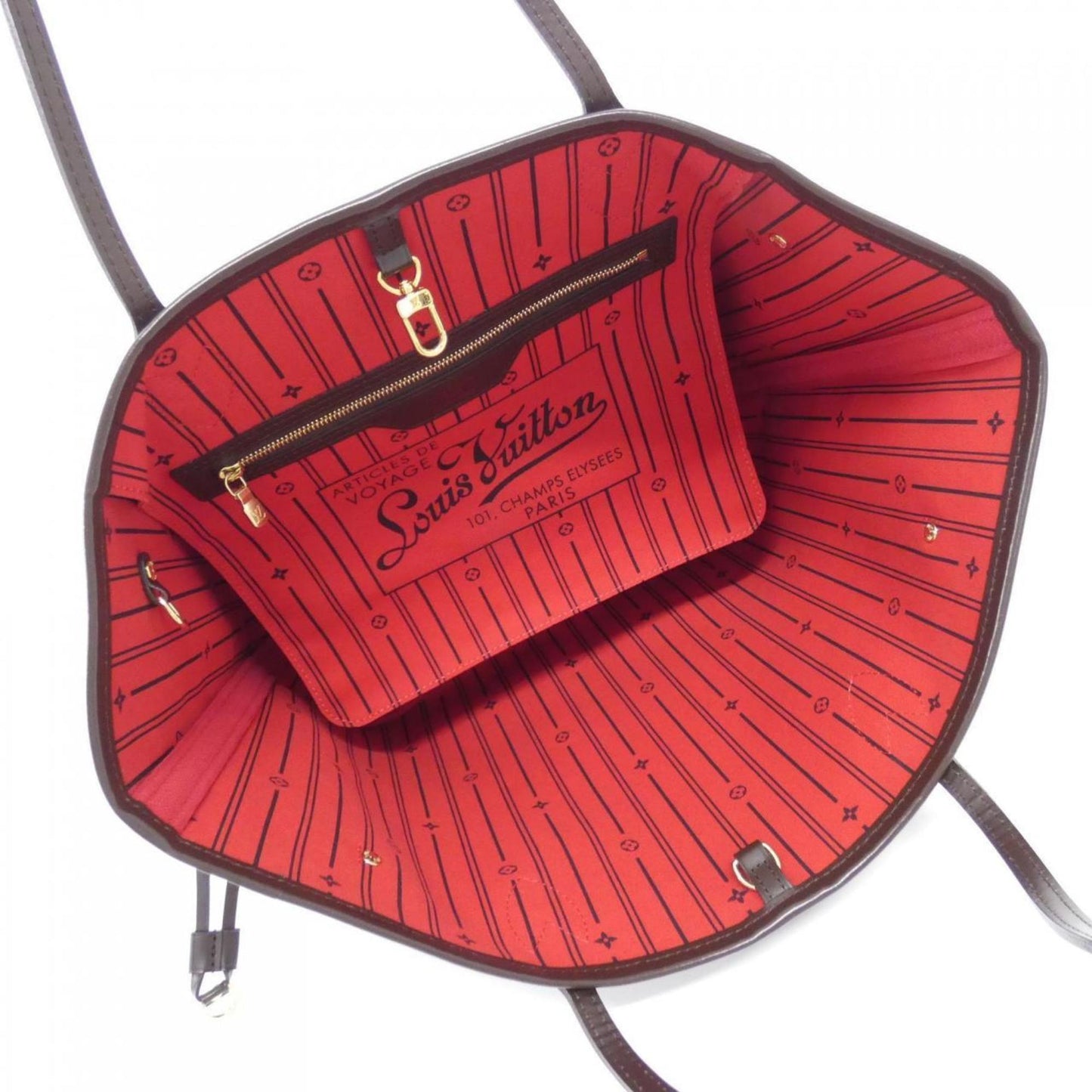 Louis Vuitton Damier Neverfull Mm N51105 Handbag