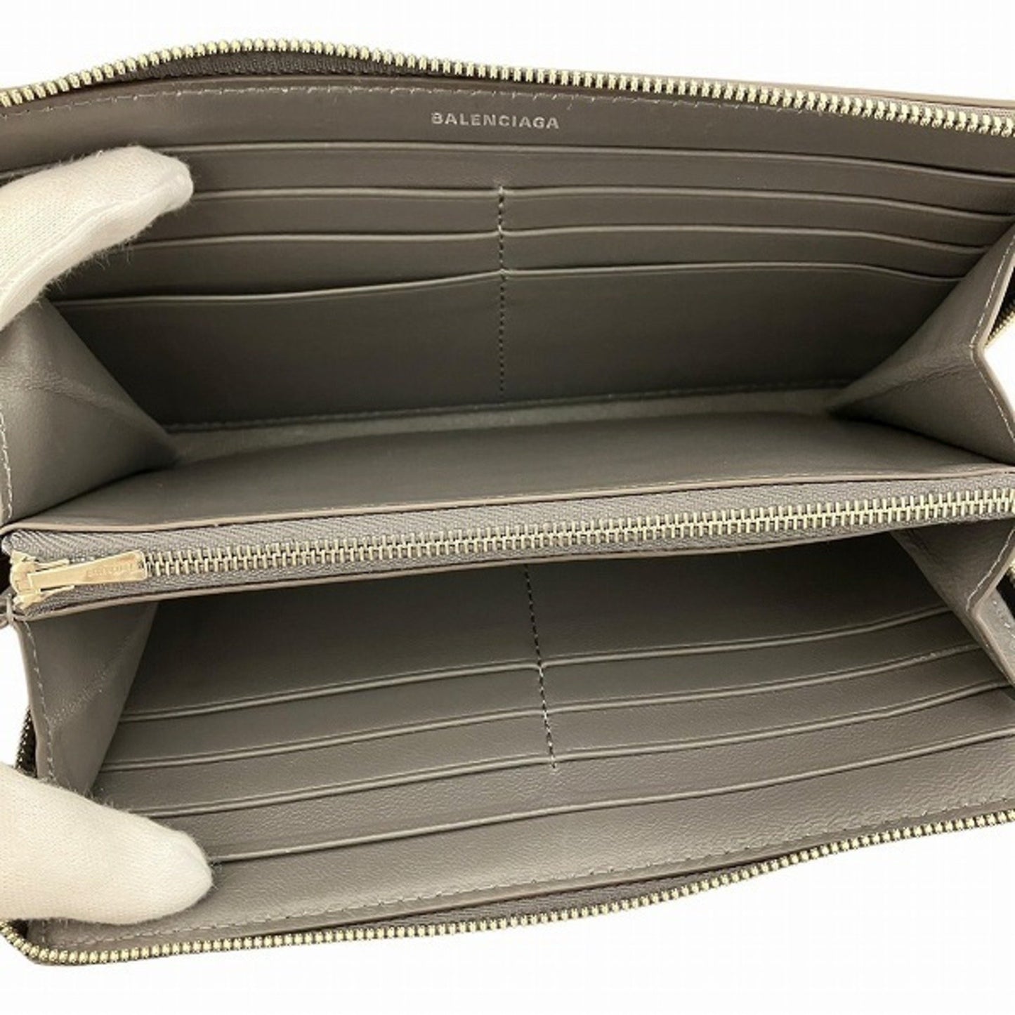 Balenciaga 717787 Leather Long Wallet