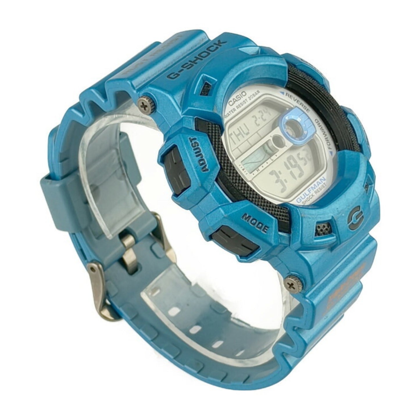Casio Casio Watch G-Shockmaster Of G - Sea Gulfman G-Shock Gulfman G-9100Tc-2Jf Metallic Blue