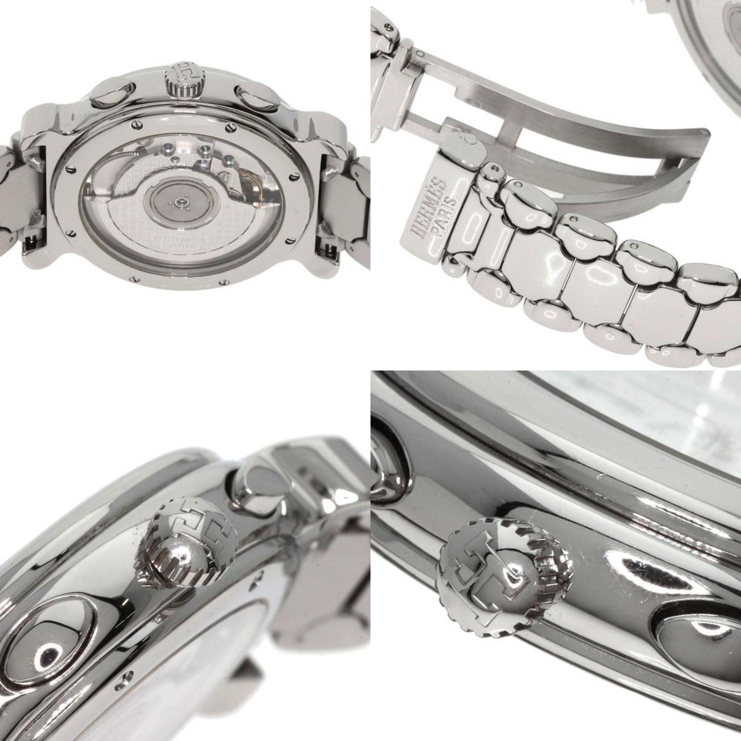 Hermes Kp1.910 Kepler Watch Stainless Steel Ss
