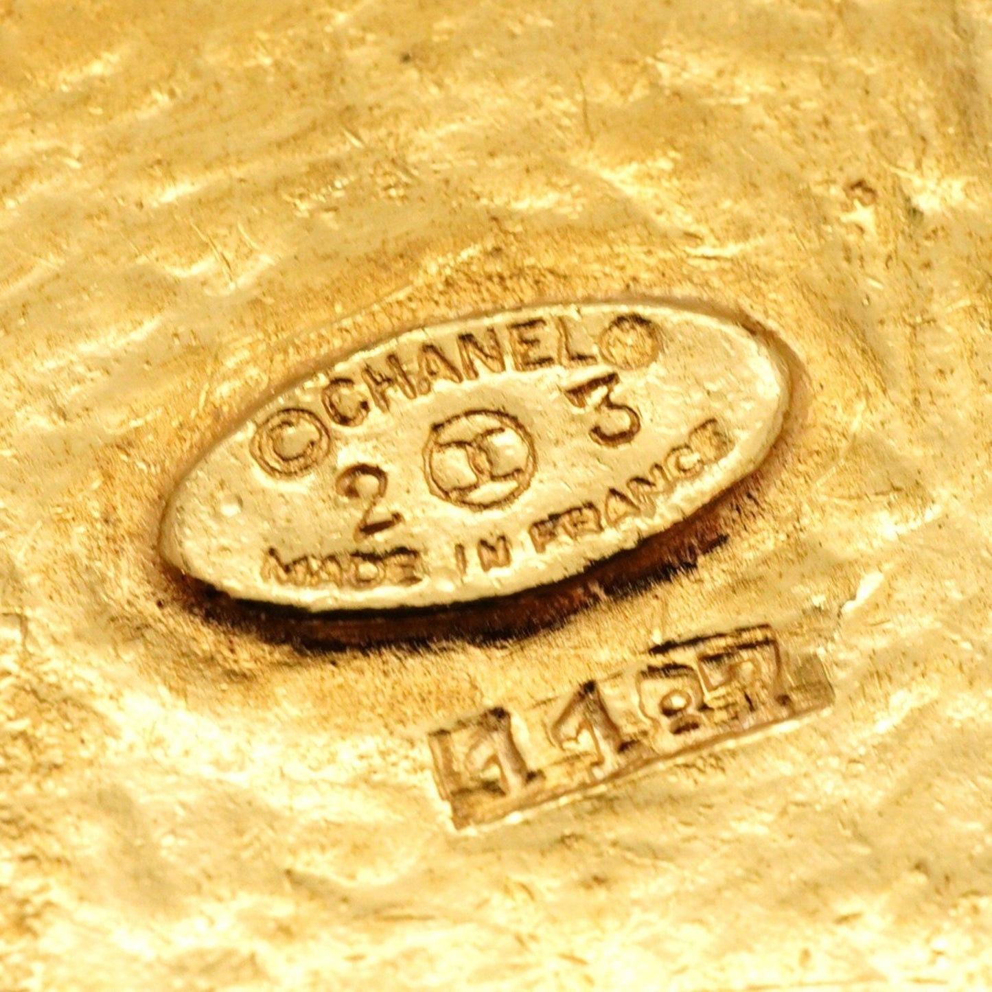 Chanel Coco Mark Circle Brooch