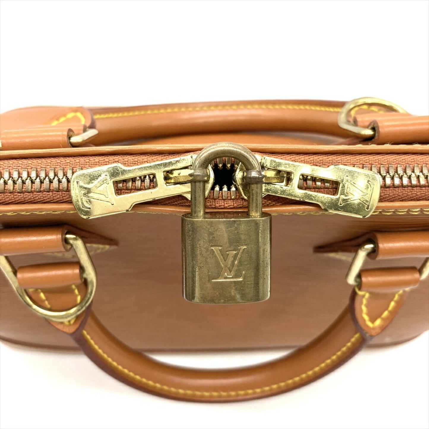 Louis Vuitton Epi Handbag M52143 Kenya Brown Mi0997