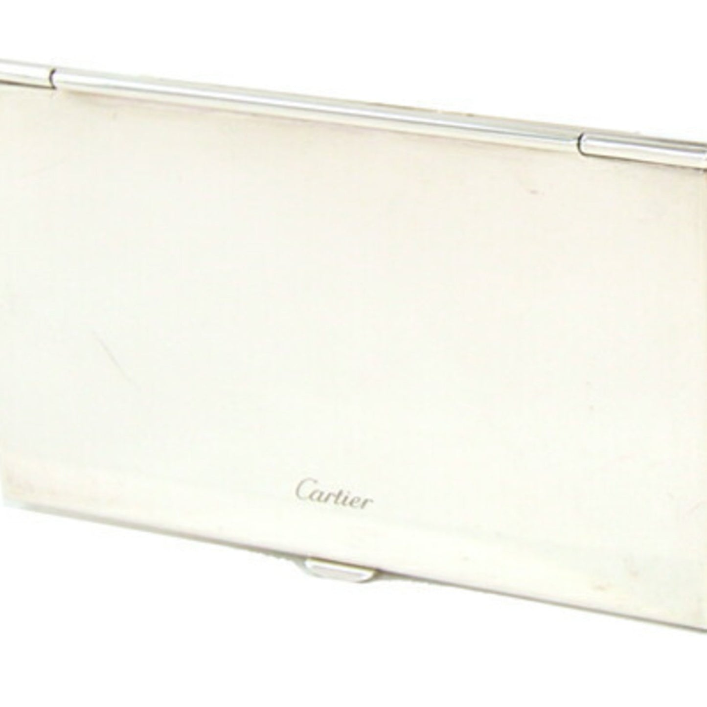 Cartier Business Card Holder T1220284 Silver Sv Sterling 925 Case