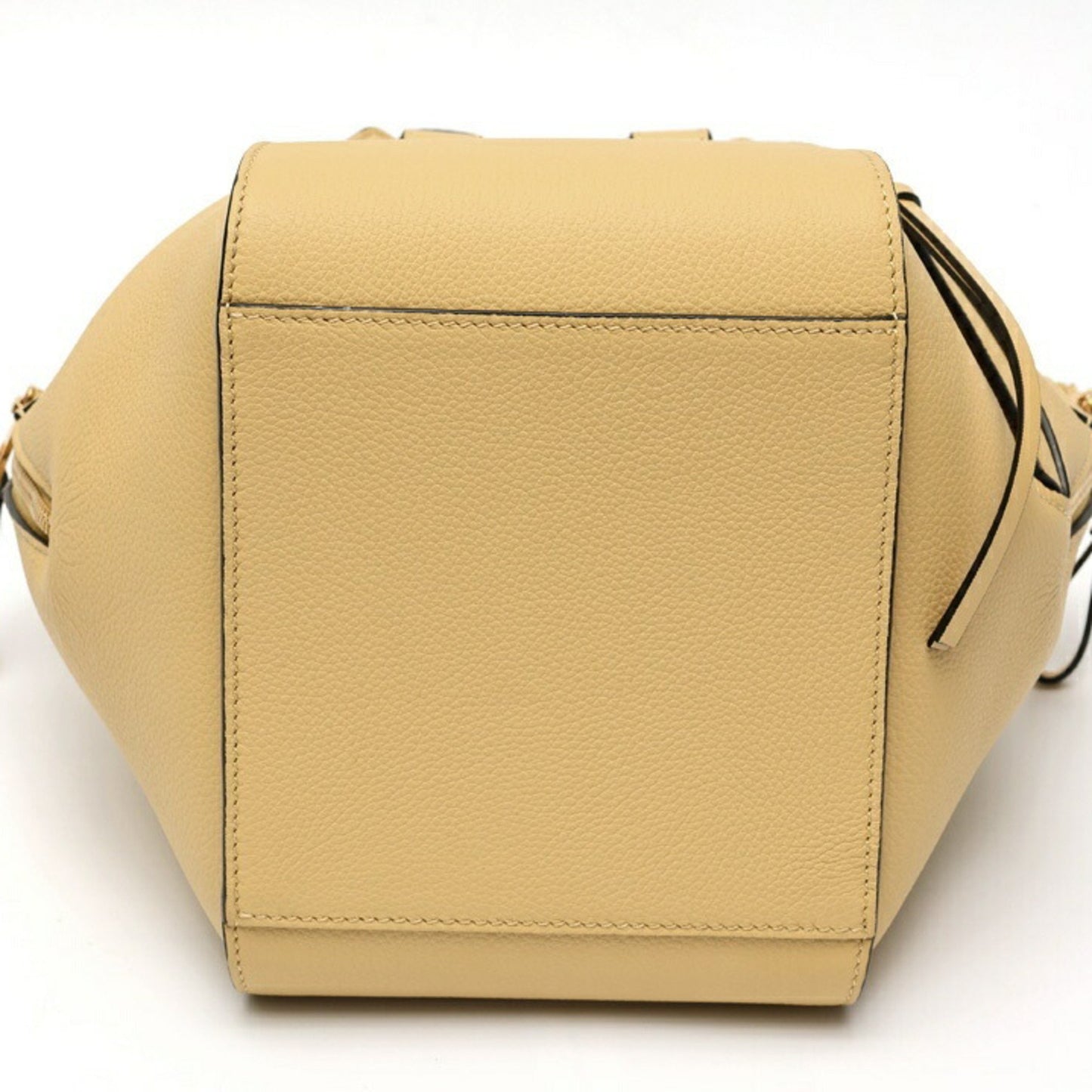 Loewe Hammock Bag Compact Shoulder A538H13X03 Calfskin Yellow Beige E-158851