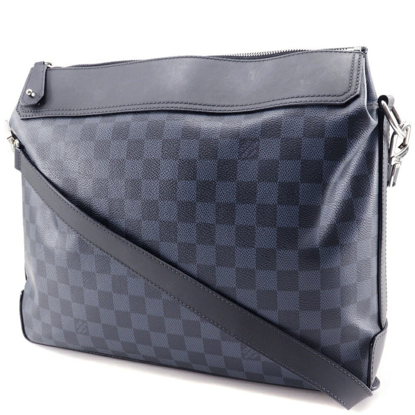 Louis Vuitton Louis Vuitton Greenwich Shoulder Bag N41348 X Damier Cobalt 2014 Black/Navy