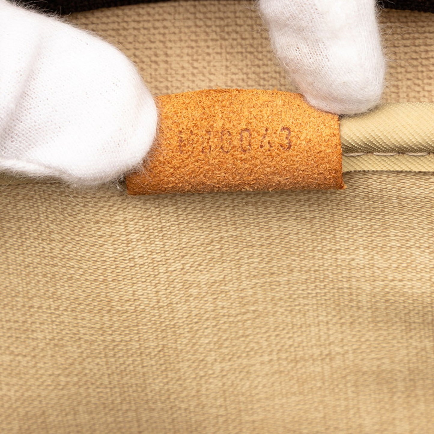 Louis Vuitton Monogram Deauville Handbag M47270 Brown Leather