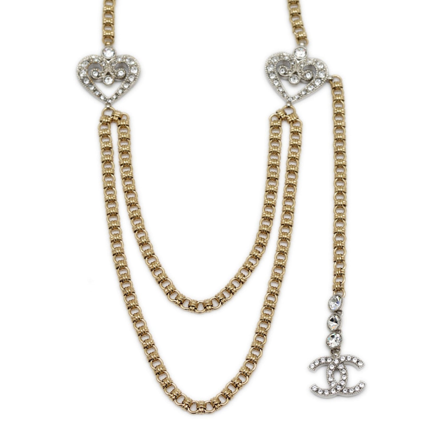 Chanel Necklace With Heart Motif