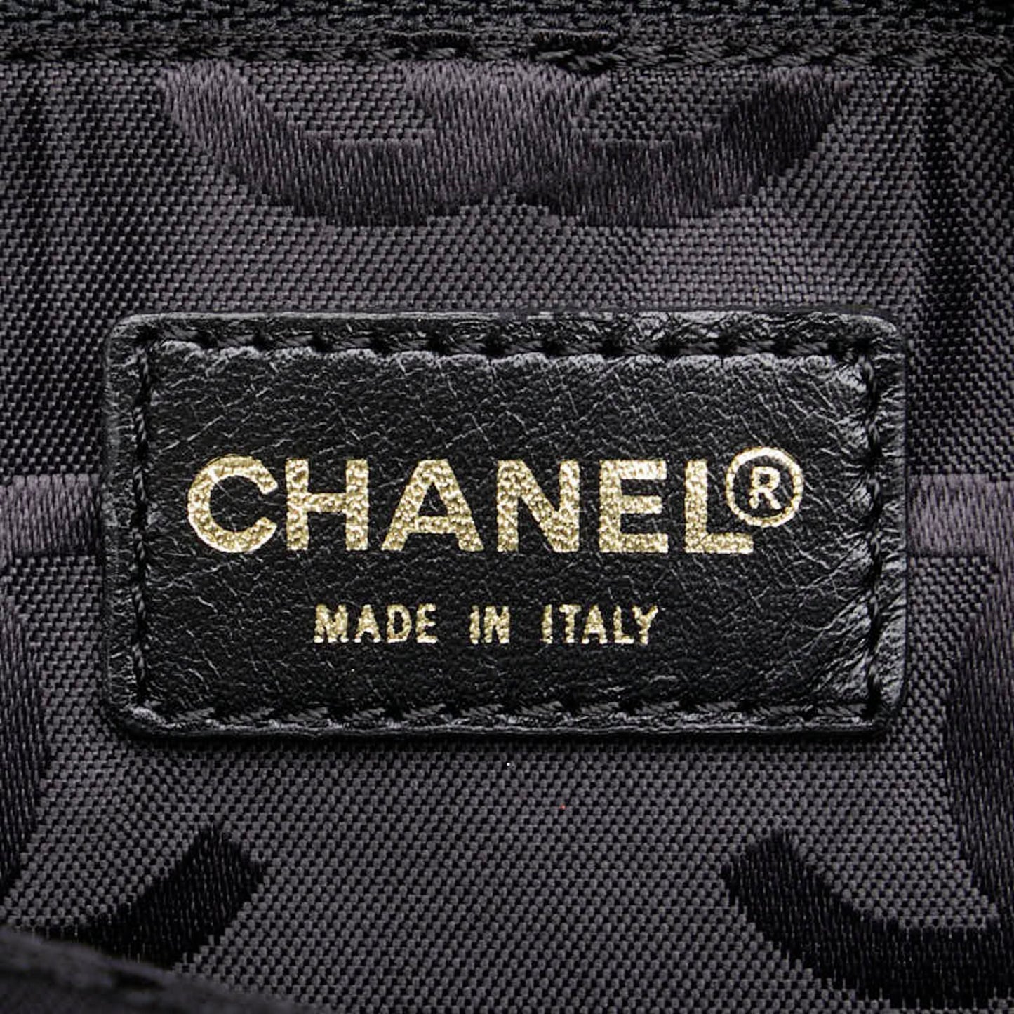 Chanel Wild Stitch Coco Mark Tote Bag In Black Lambskin