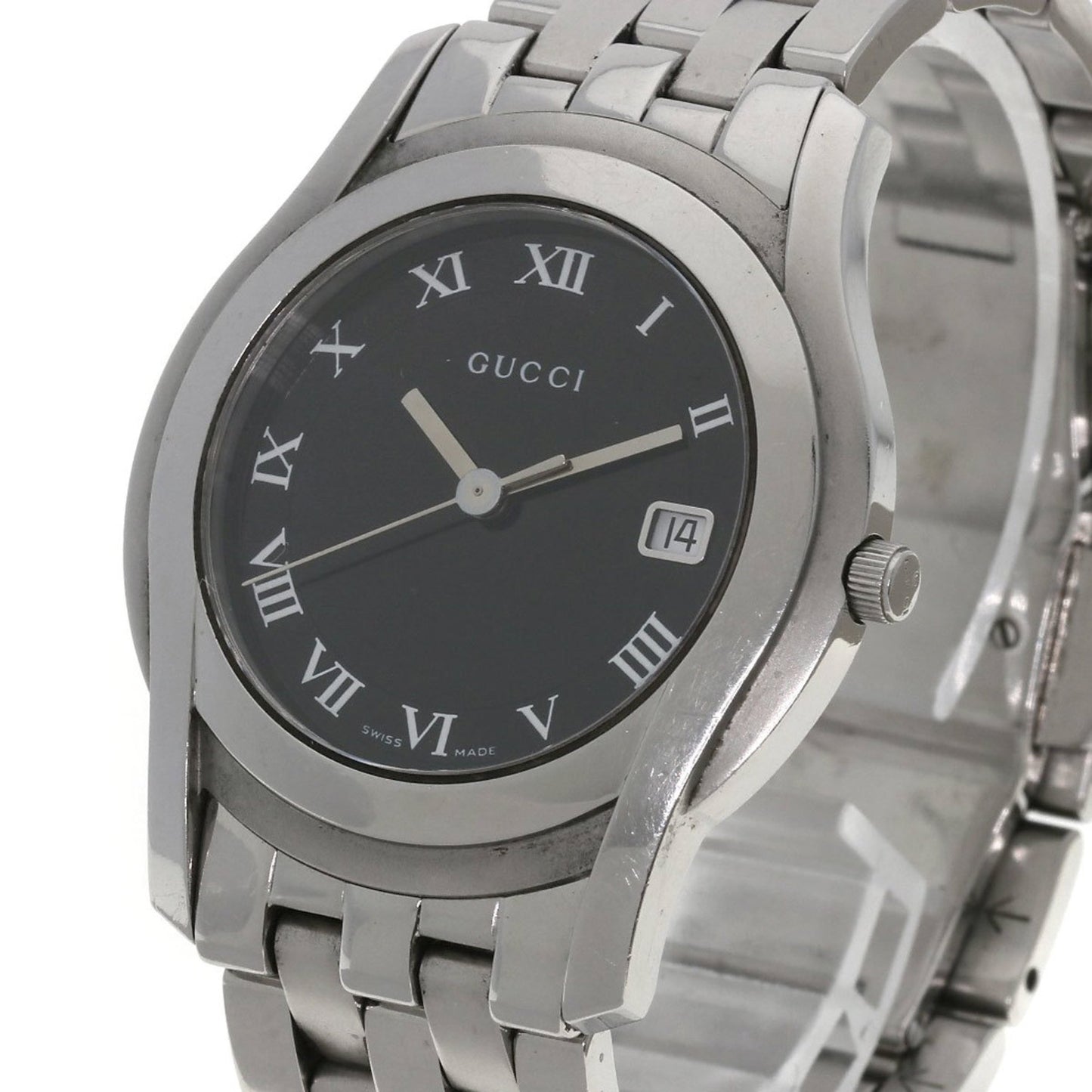 Gucci 5500M Watch Stainless Steel Ss