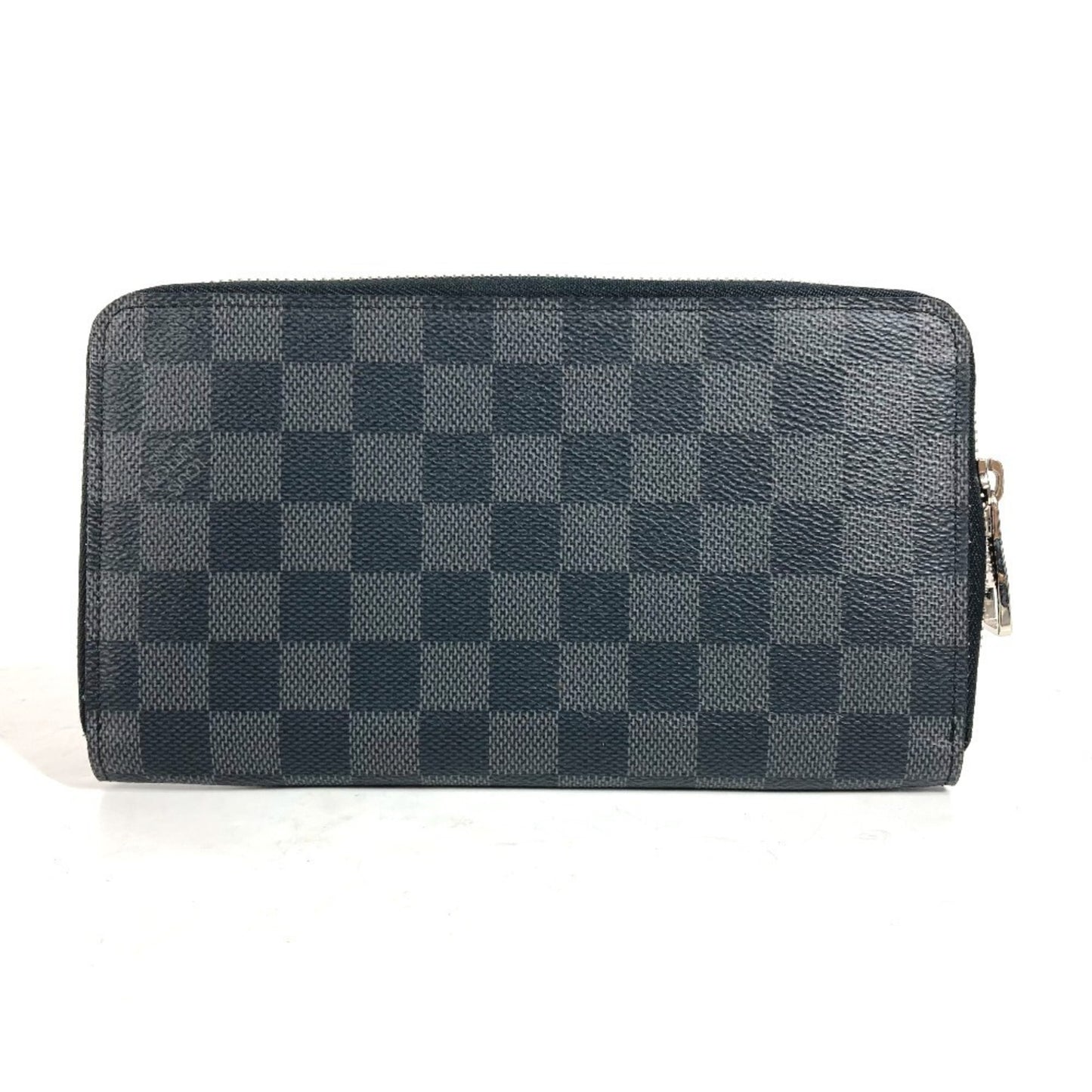 Louis Vuitton N63077 Damier Graphite Zippy Organizer Long Wallet Round Zipper Canvas