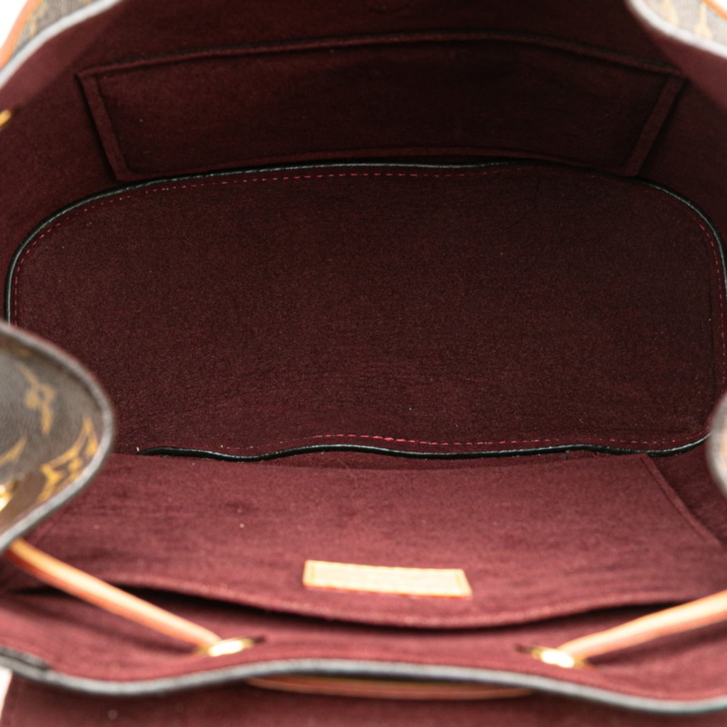 Louis Vuitton Monogram Montsouris Backpack M43431 Brown Pvc Leather