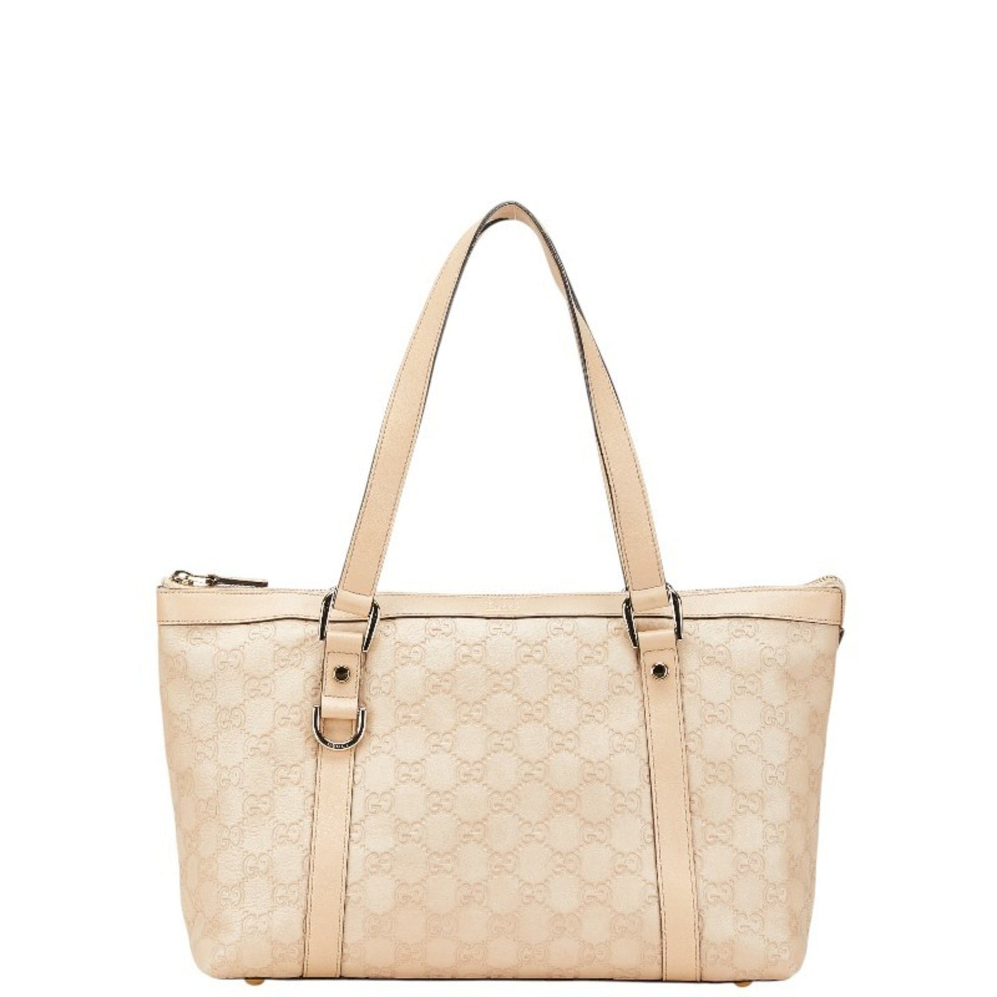 Gucci Guccissima Tote Bag 141470 Beige Pink Leather