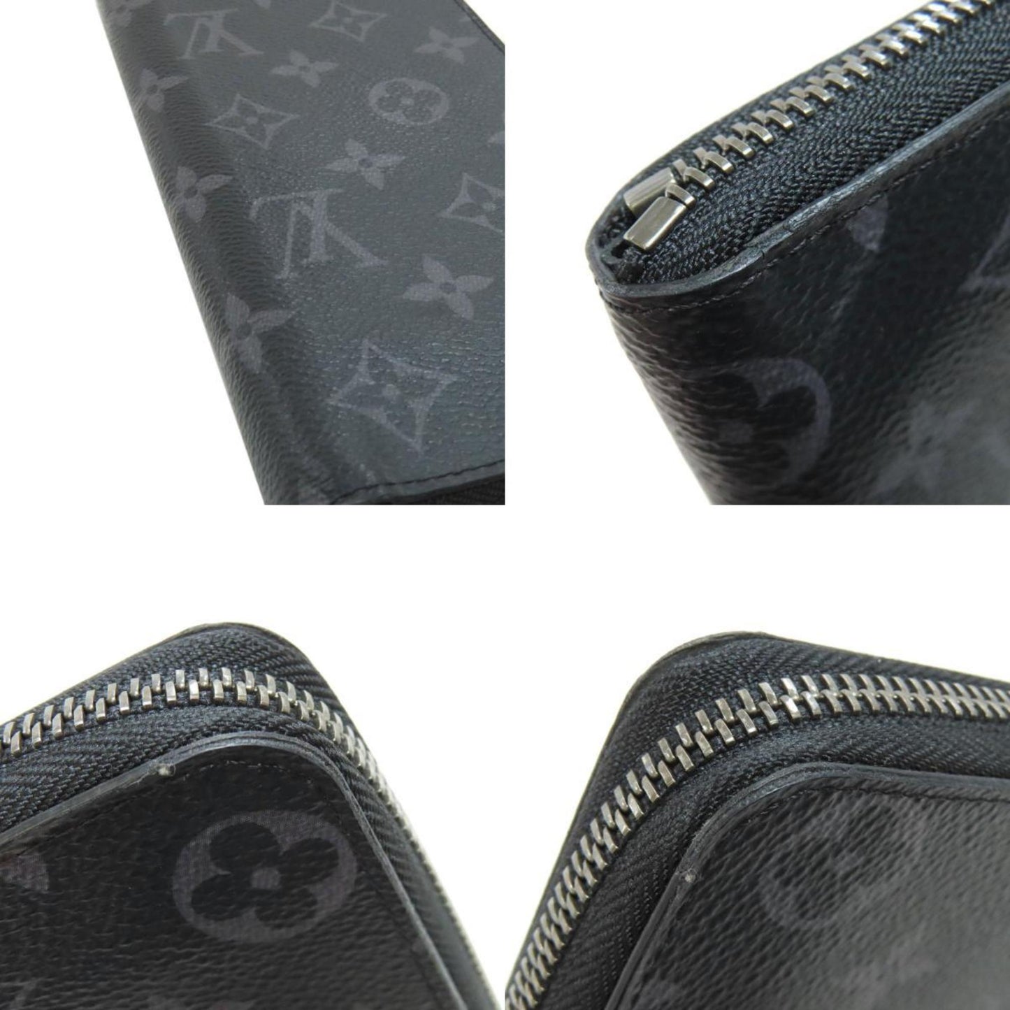 Louis Vuitton M62295 Zipper Wallet Vertical Long Monogram Eclipse