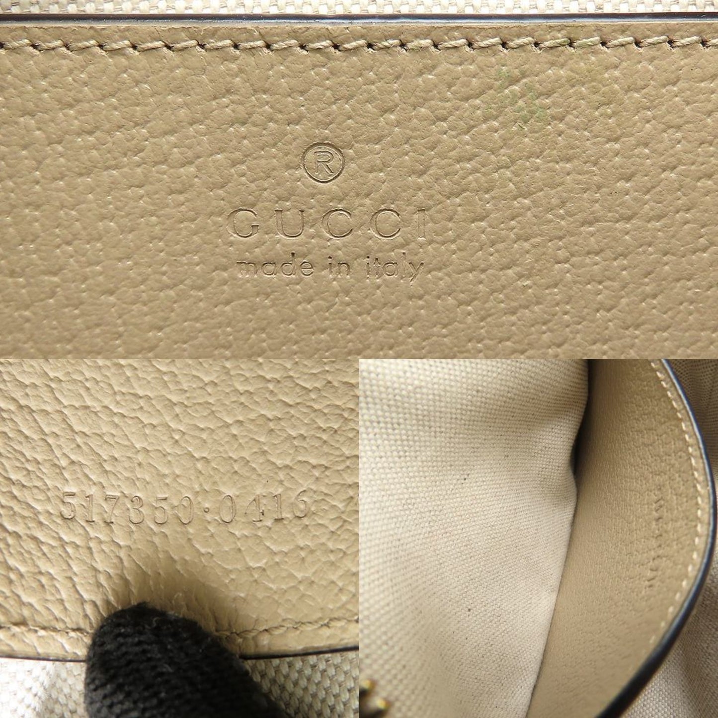 Gucci Ophidia 517350 Shoulder Bag In Gg Supreme Canvas And Leather
