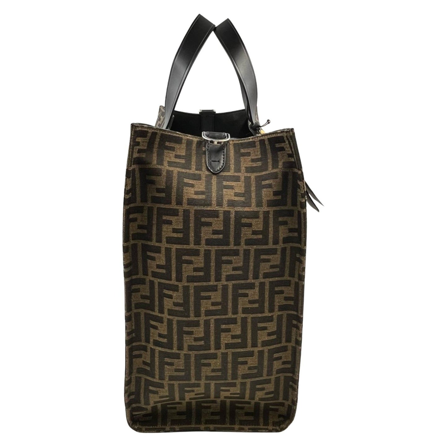 Fendi X Frgmt Pokmon Brown Ff Fabric Tote Bag 8Bh357 Canvas