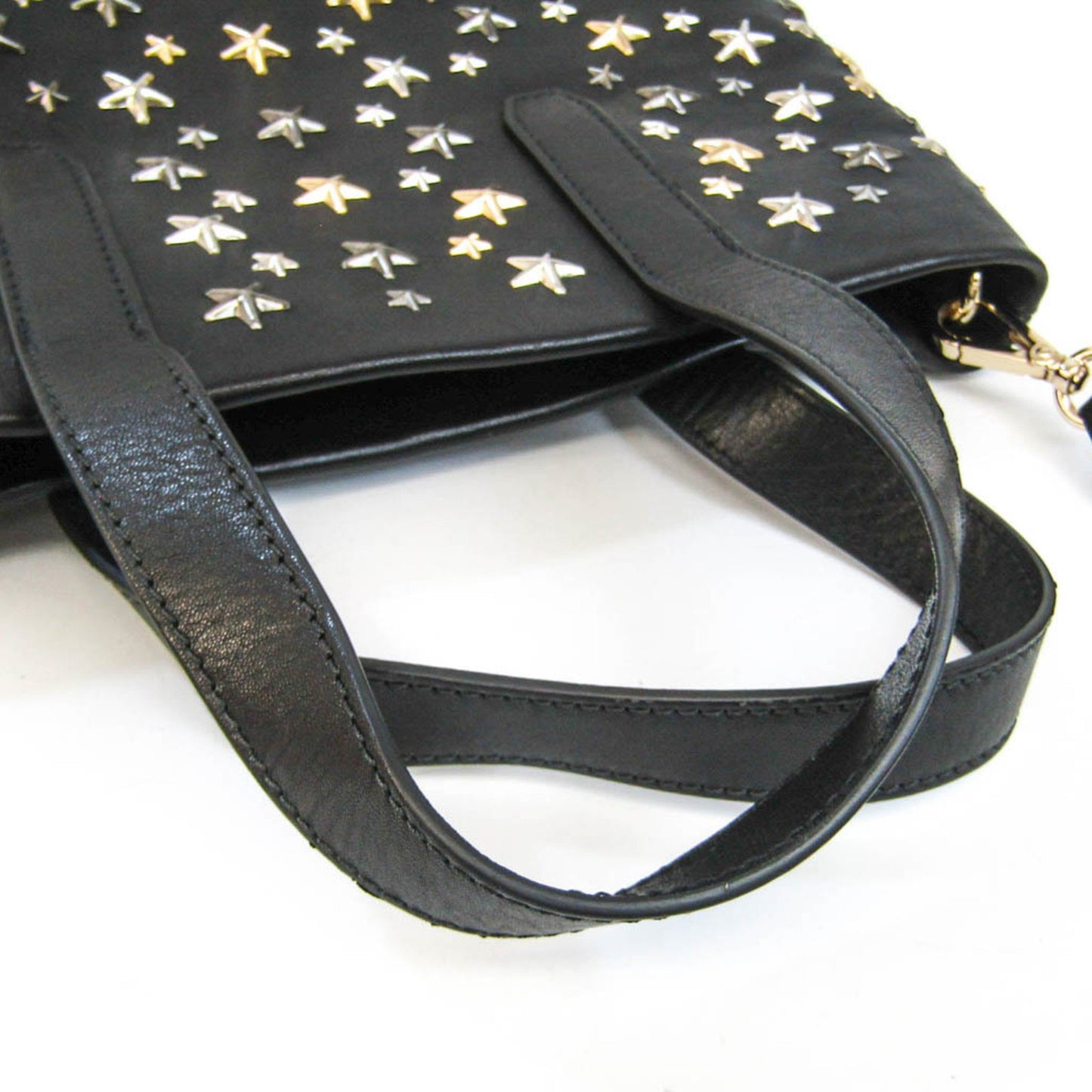 Jimmy Choo Women'S Leather Studded Shoulder Bag
