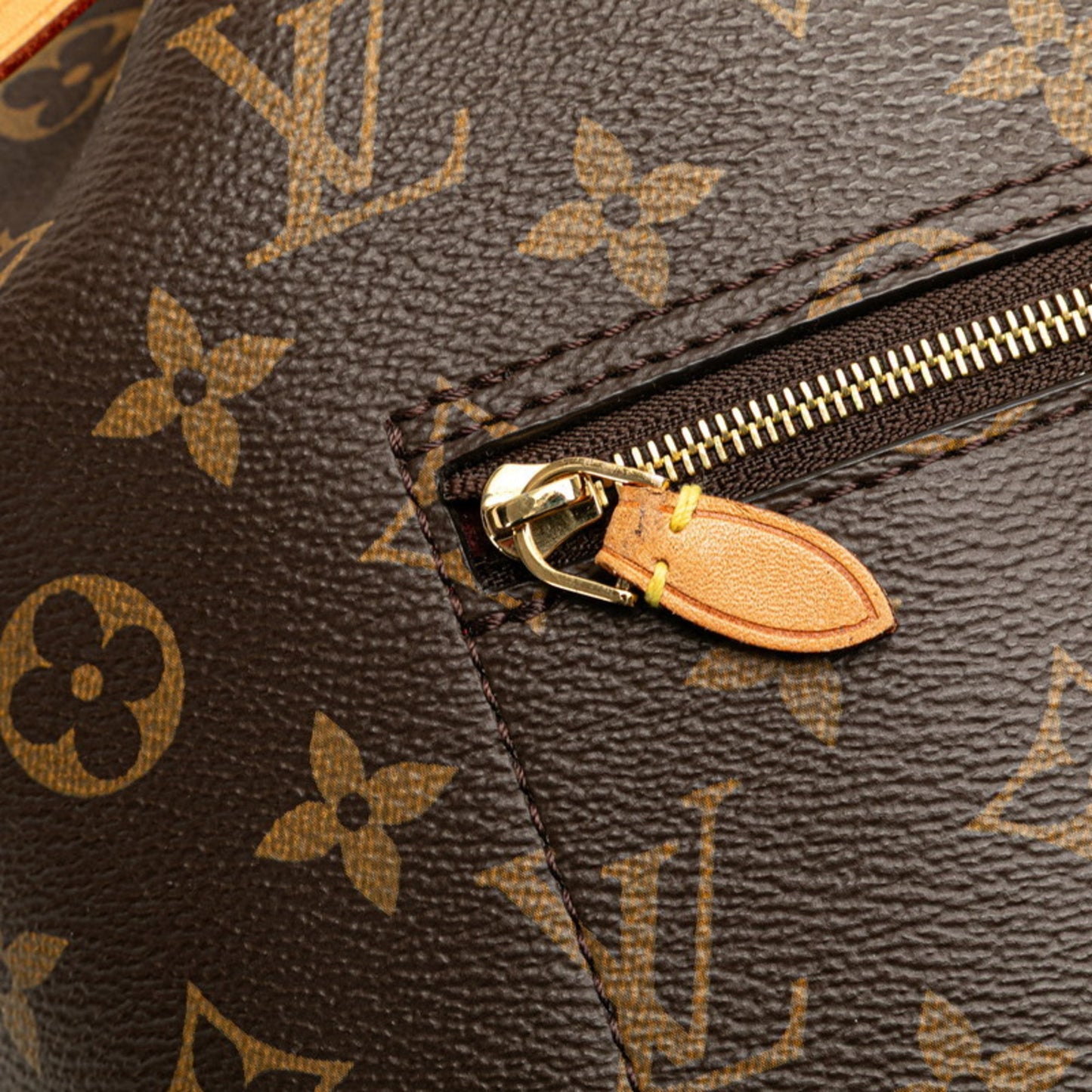 Louis Vuitton Monogram Montsouris Backpack M43431 Brown Pvc Leather