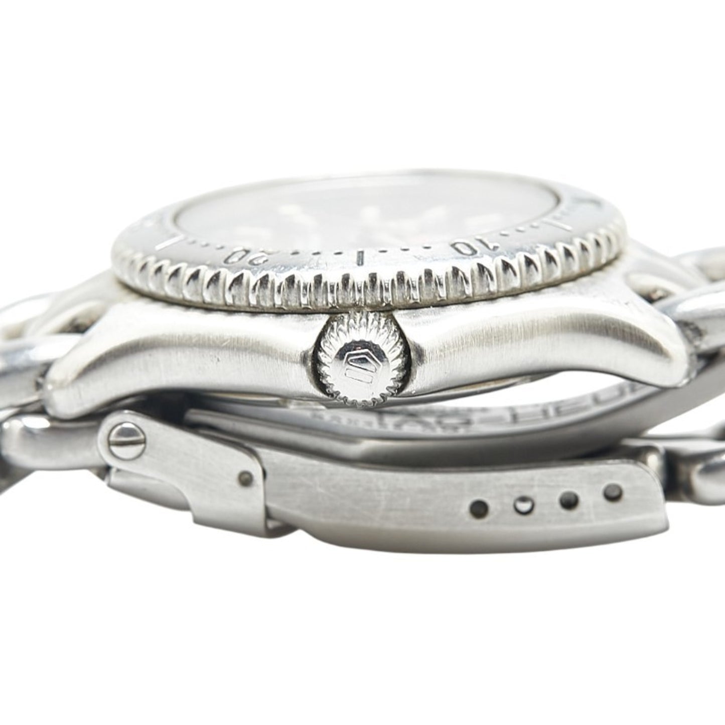 Tag Heuer Cell Watch Wg1313-0 Quartz Grey Dial Stainless Steel