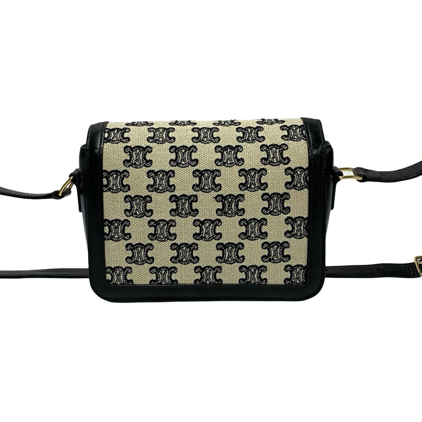 Celine Teen Triomphe Logo Metal Canvas