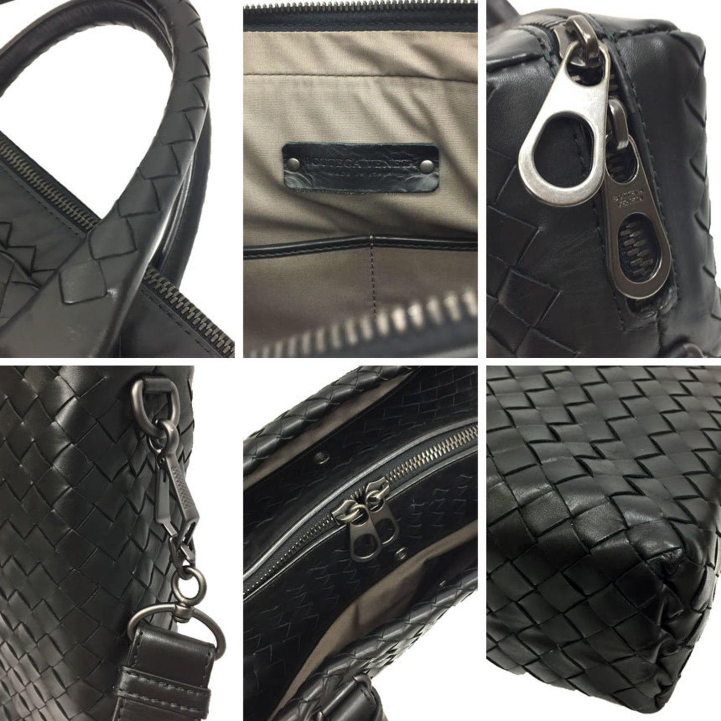 Bottega Veneta Intrecciato Leather Bag 354386 Vq131 Genuine