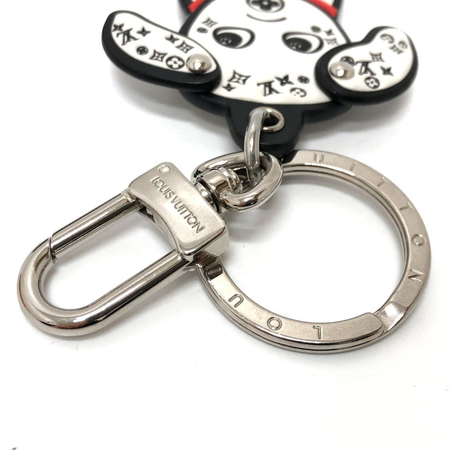 Louis Vuitton M00746 Porte-Cls Dalmatian Keychain/Bag Charm Leather