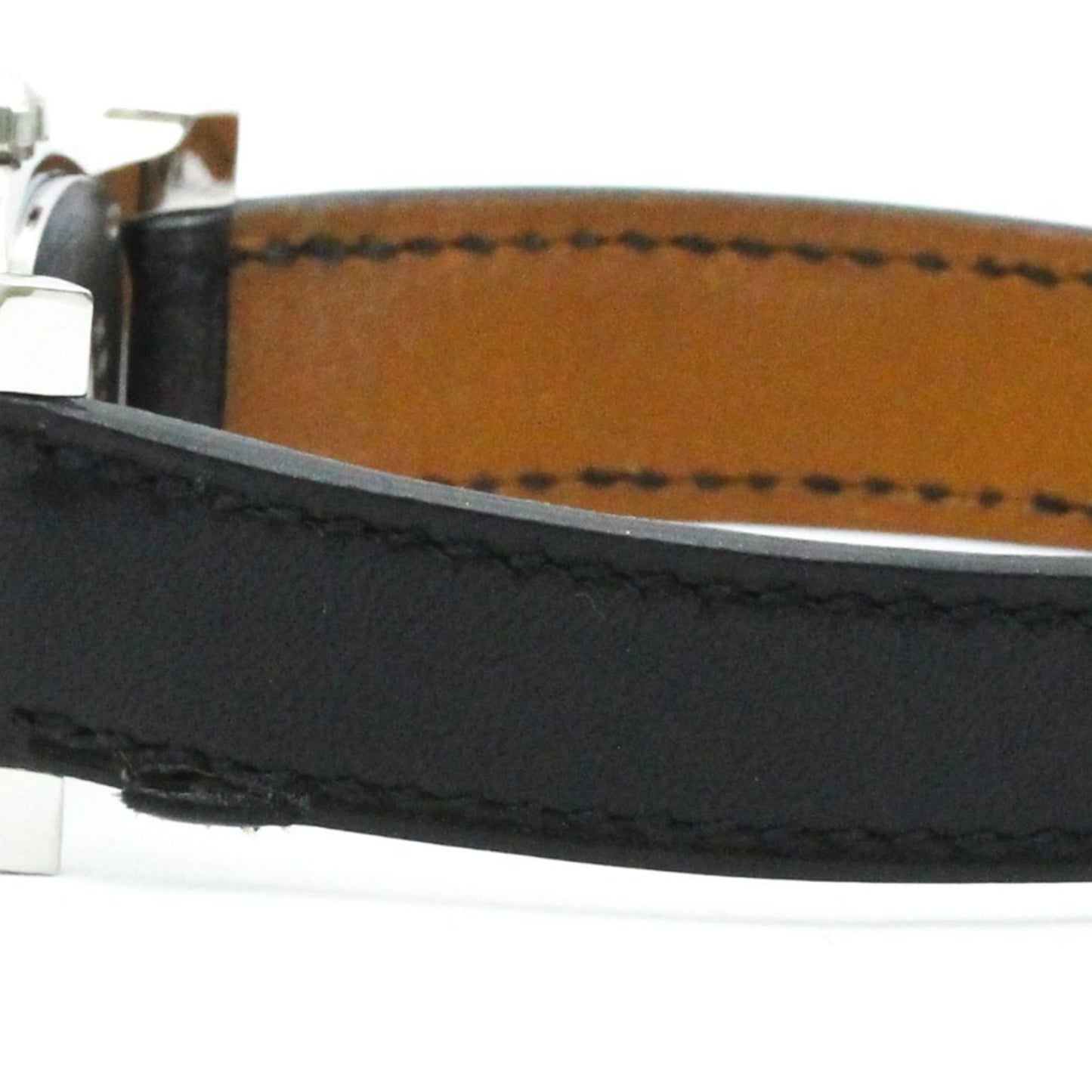 Polished Hermes H Watch Rond Steel Quartz