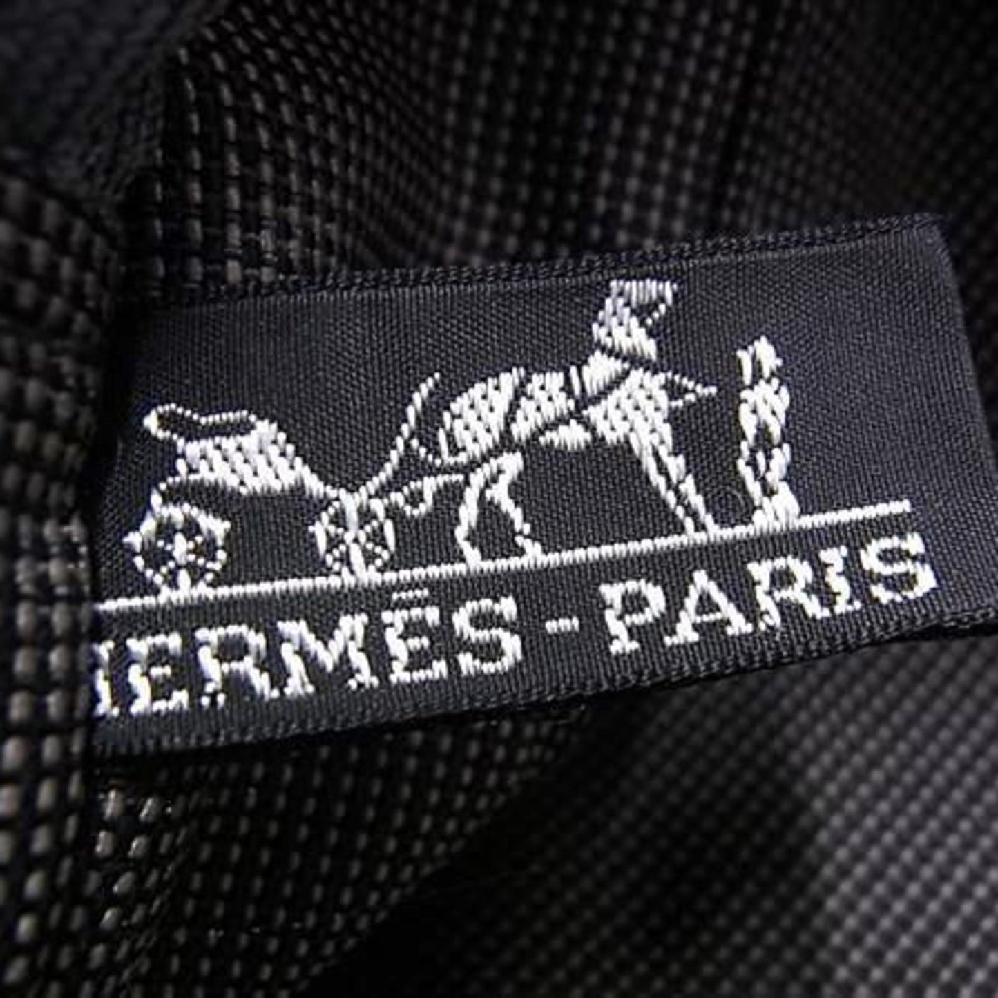 Hermes Air Line Tote Mm - Gray Canvas Bag