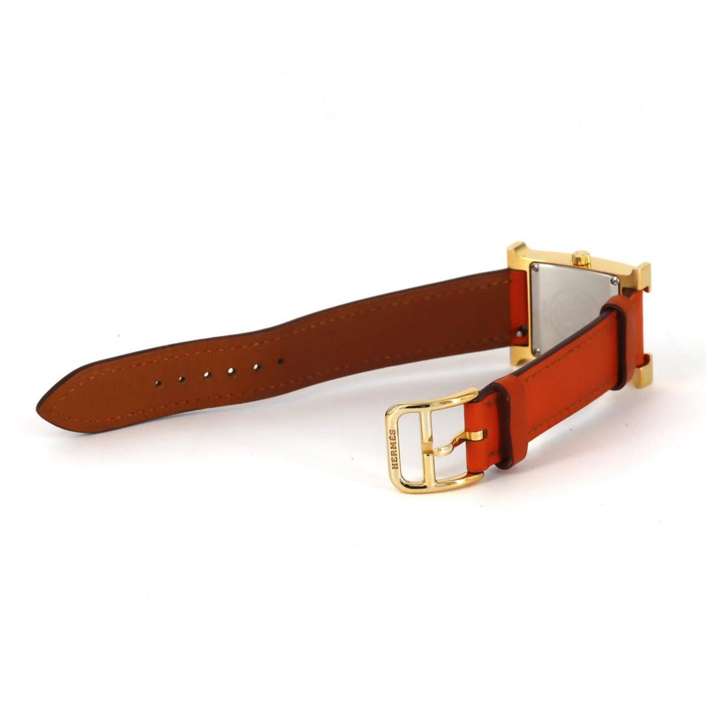 Herms H Watch Gp Hh1.201 Quartz Wristwatch