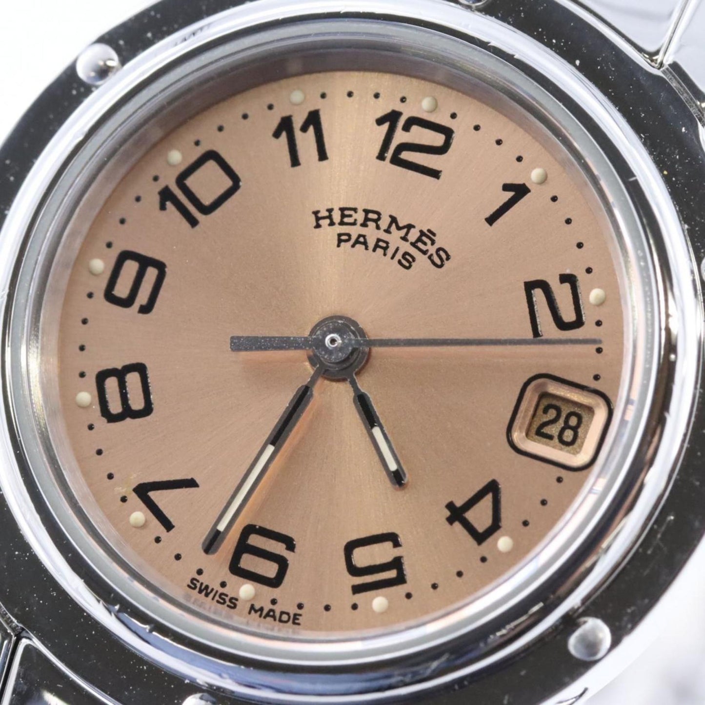 Hermes Clipper Cl4.210 Ss Quartz Watch